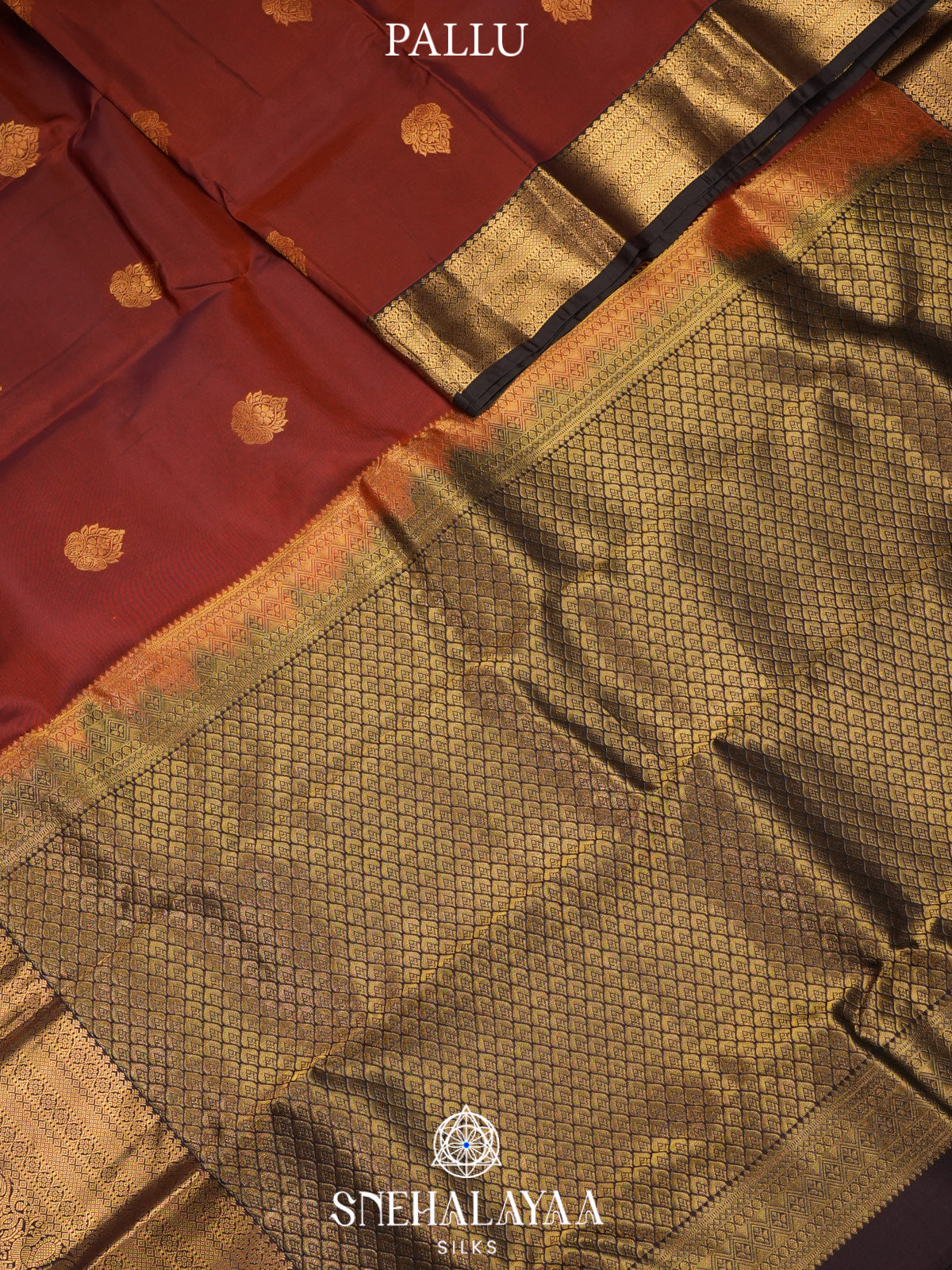 Brown Kanjivaram Silk Saree
