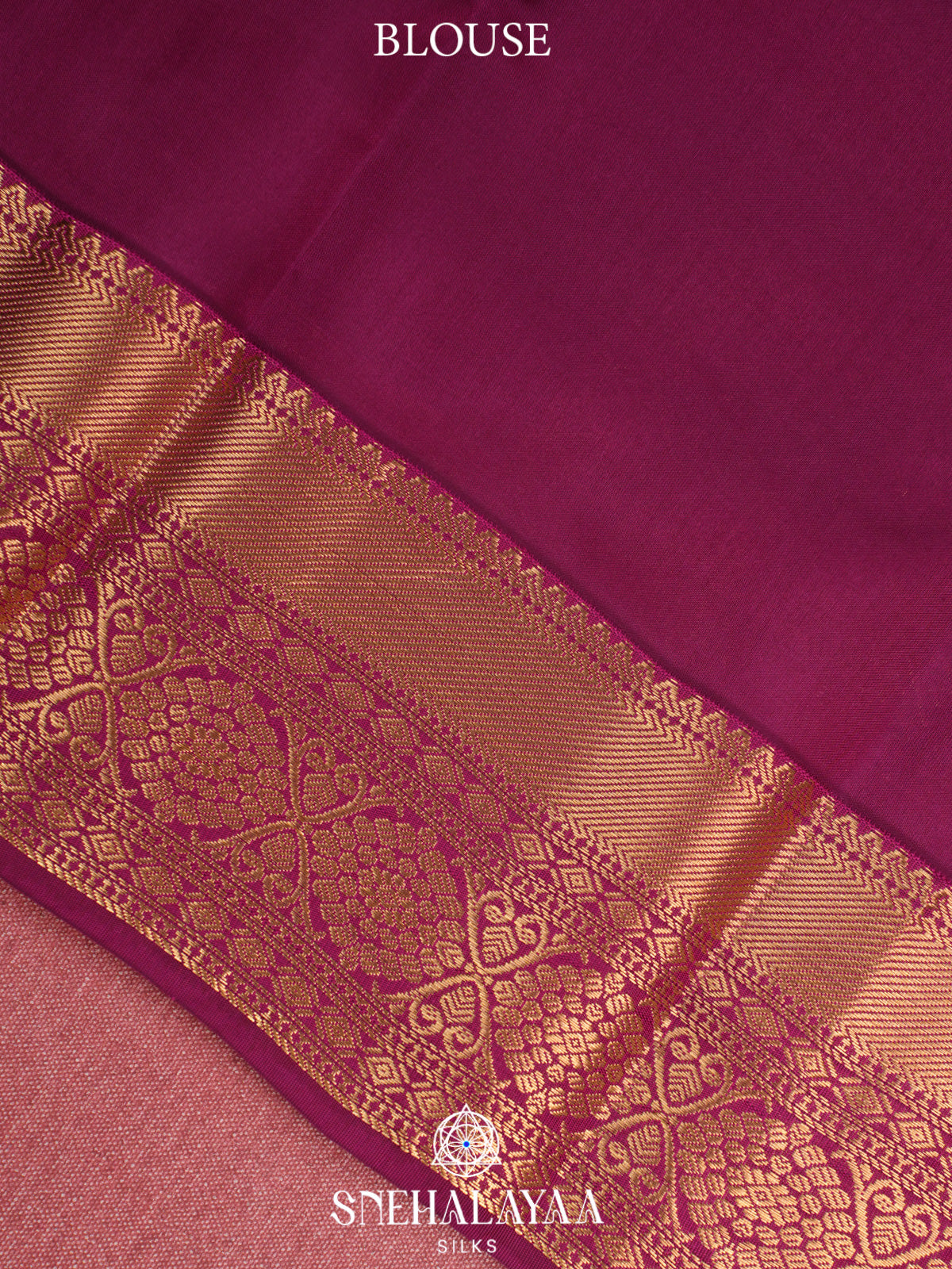 Cream Kanjivaram Silk Saree