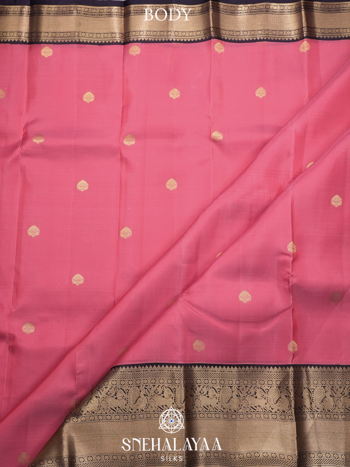 Pink Kanjivaram Silk Saree