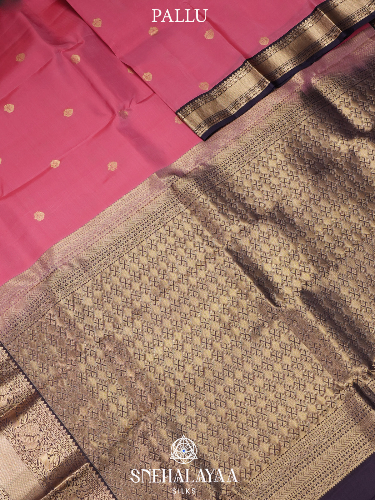 Pink Kanjivaram Silk Saree