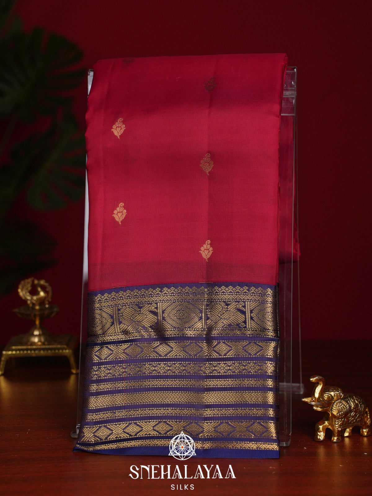 Red Kanjivaram Silk Saree