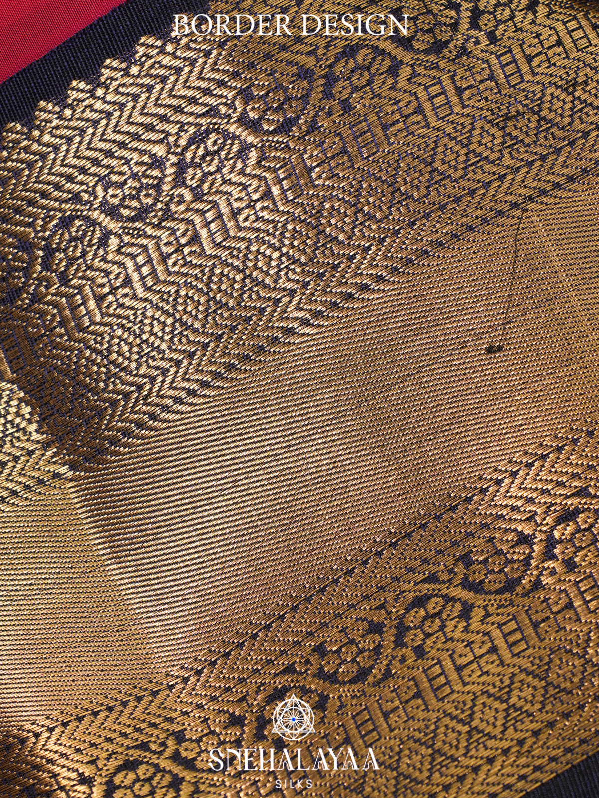 Ruby Red Kanjivaram Silk Saree