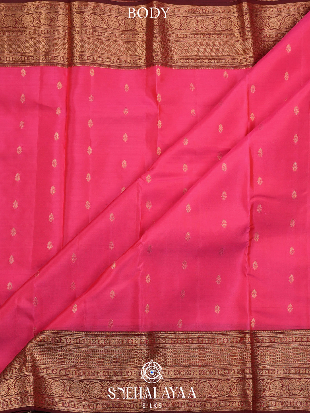 Pink Kanjivaram Silk Saree