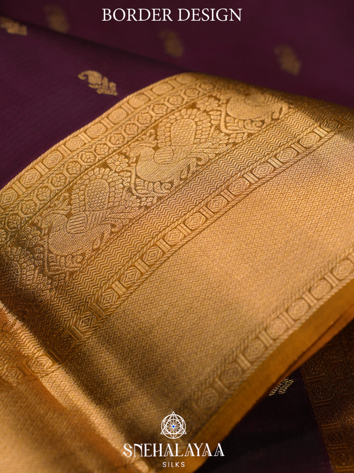 Coffee Brown Kanjivaram Silk Saree