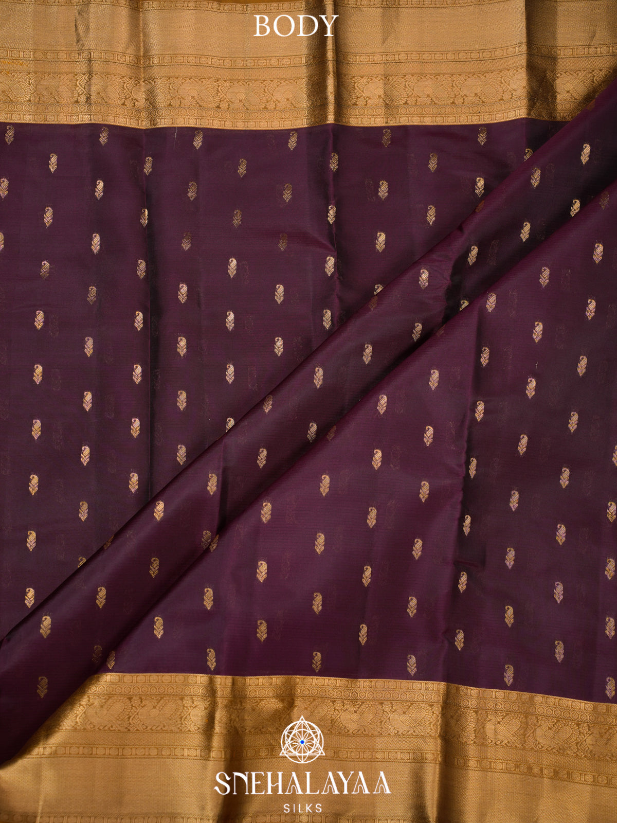 Coffee Brown Kanjivaram Silk Saree