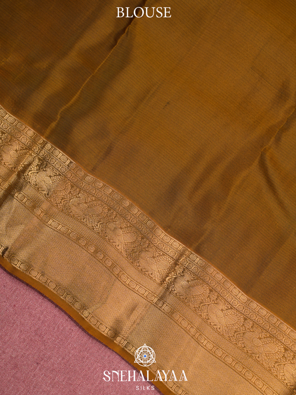 Coffee Brown Kanjivaram Silk Saree