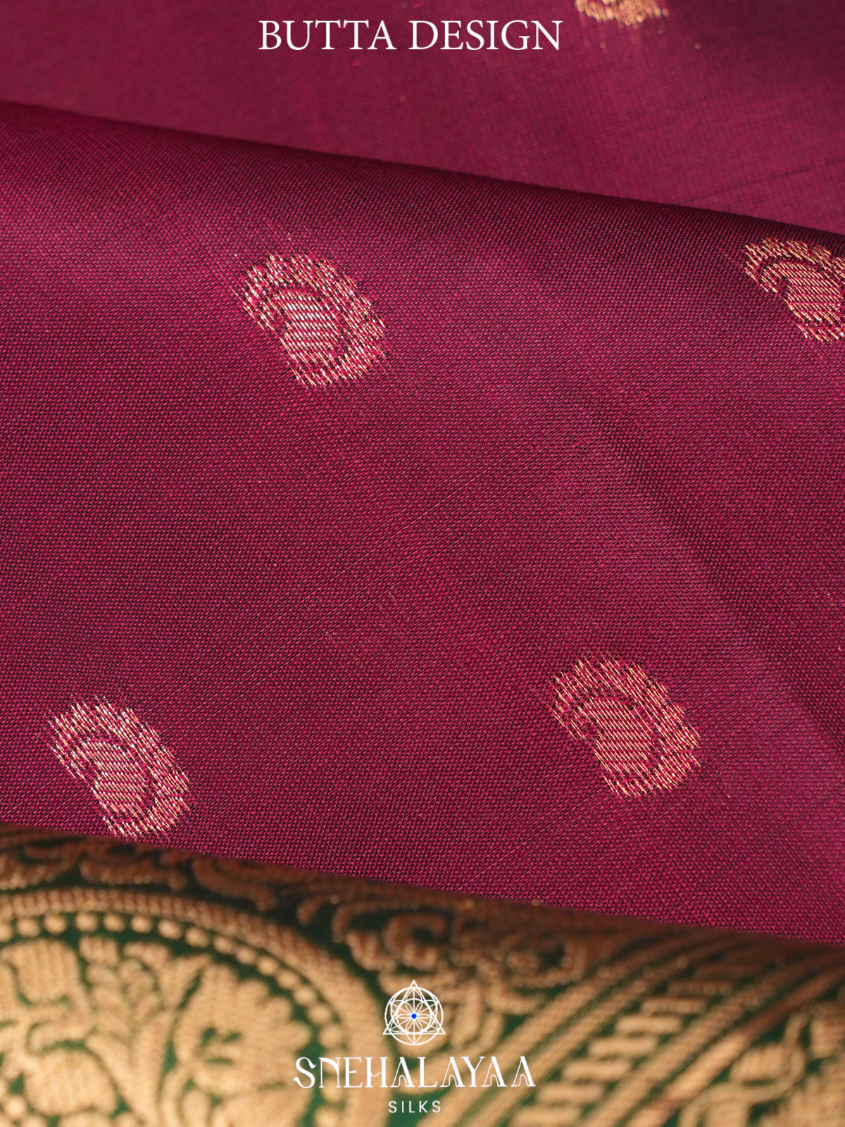 Wine Red Kanjivaram Silk Saree