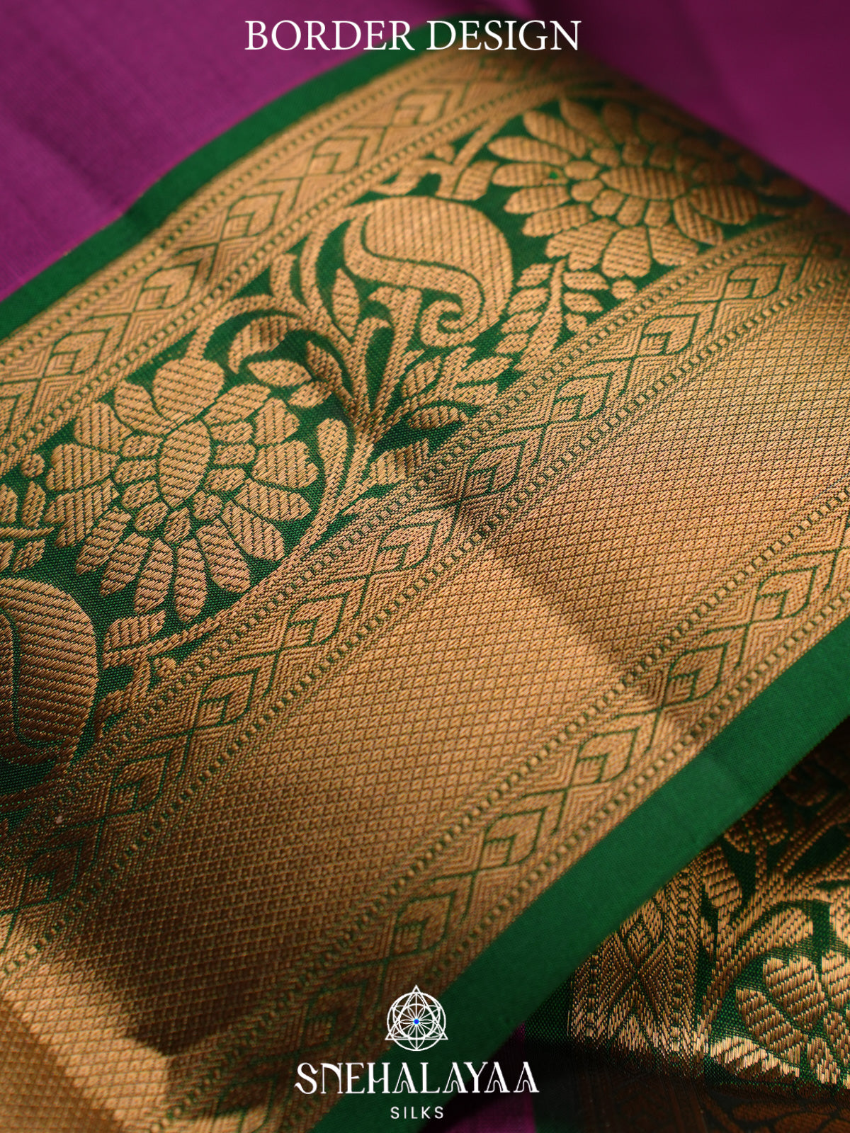 Magenta Kanjivaram Silk Saree