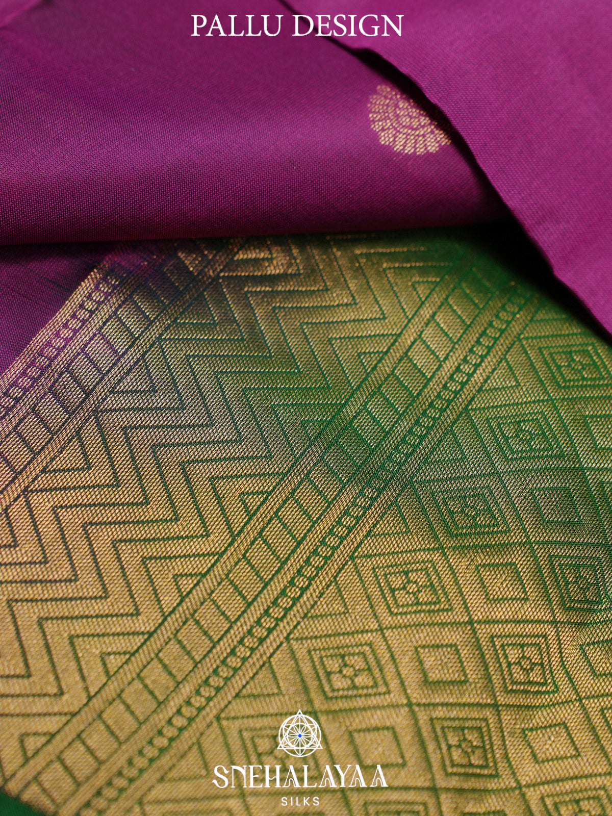 Magenta Kanjivaram Silk Saree