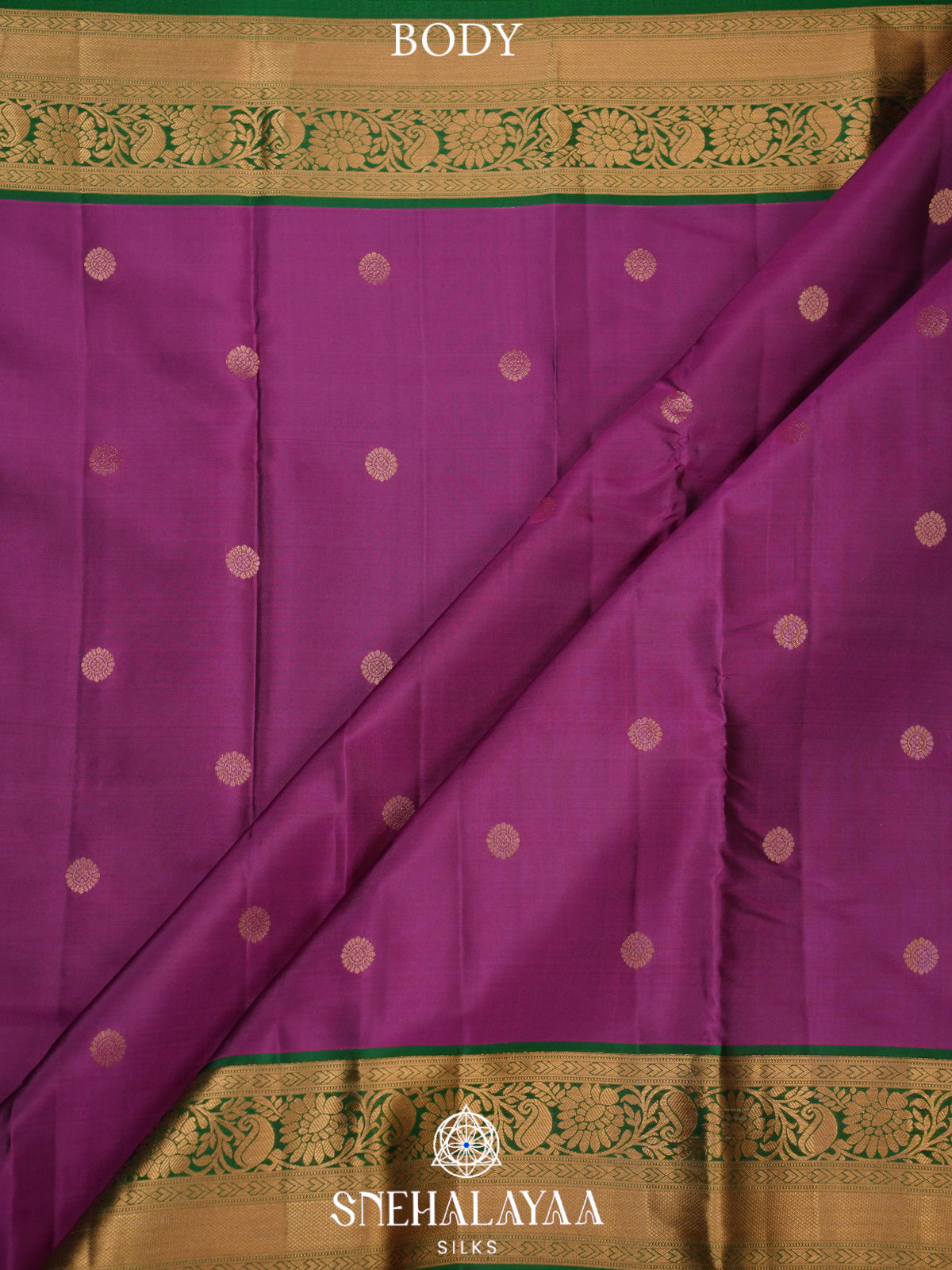 Magenta Kanjivaram Silk Saree