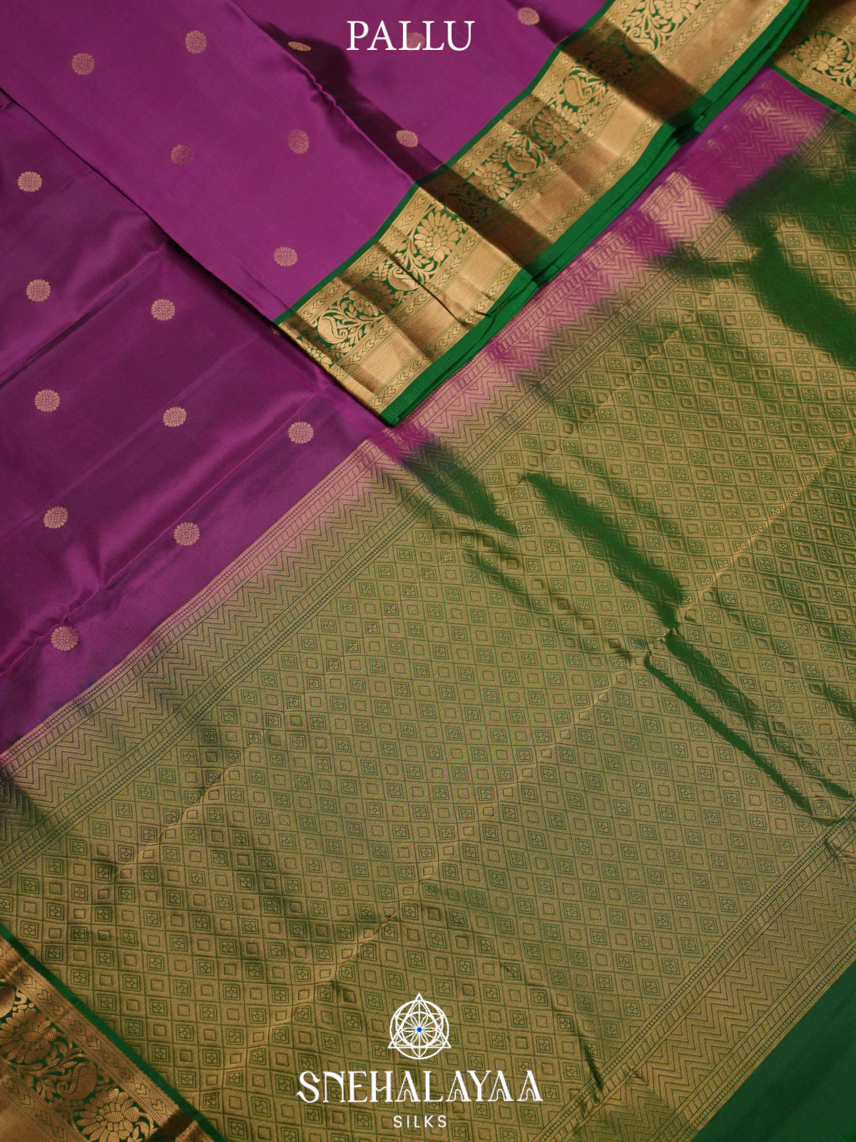 Magenta Kanjivaram Silk Saree