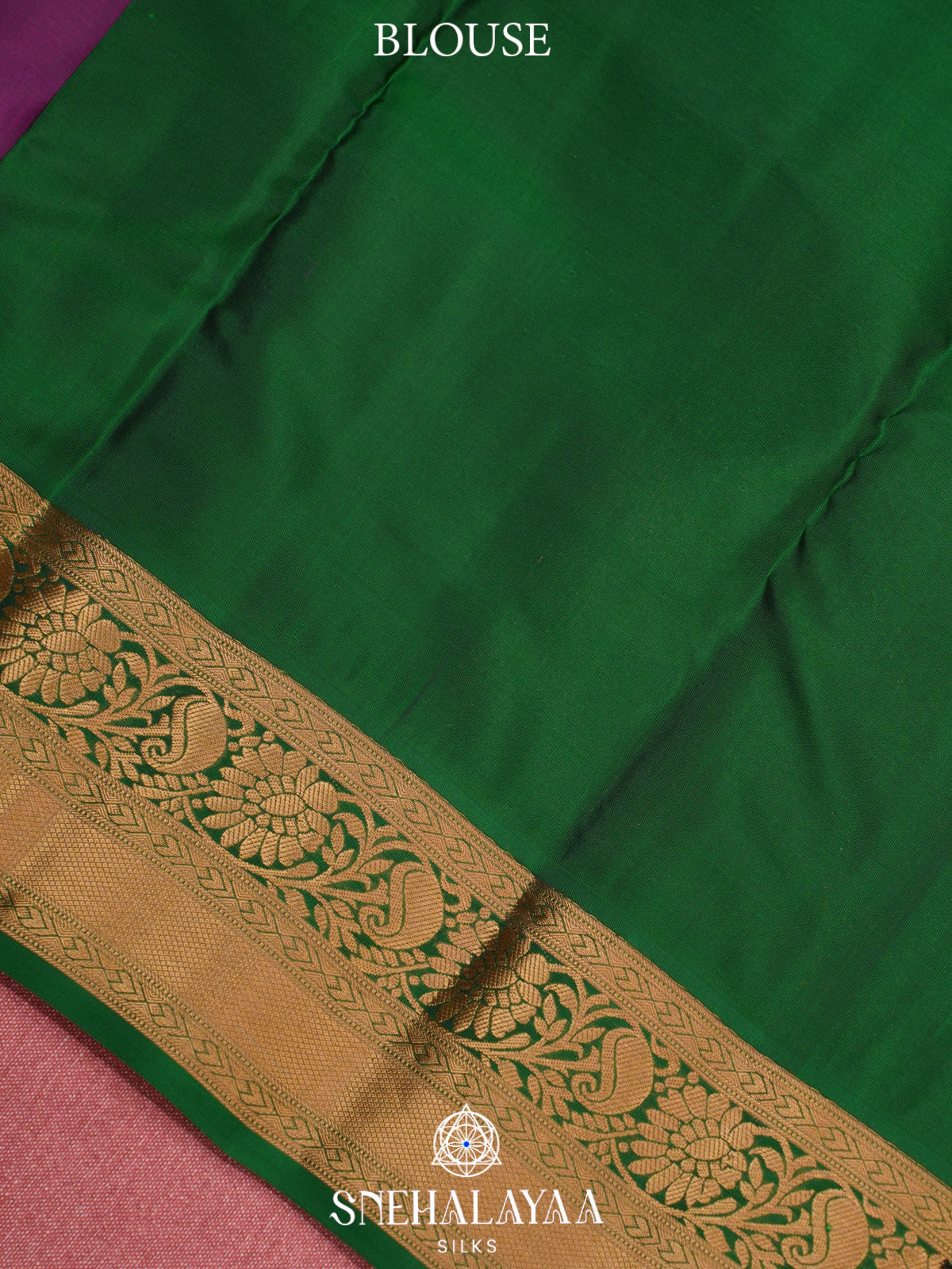 Magenta Kanjivaram Silk Saree