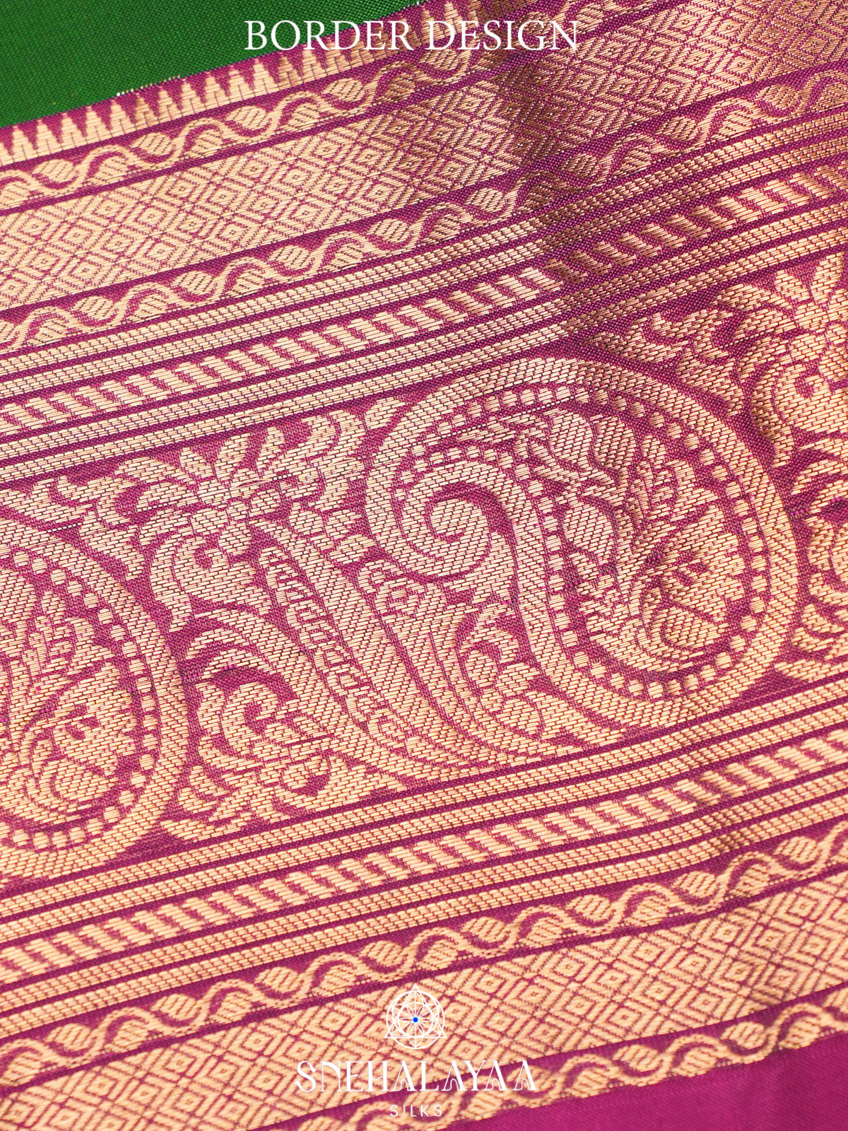 Emerald Green Kanjivaram Silk Saree