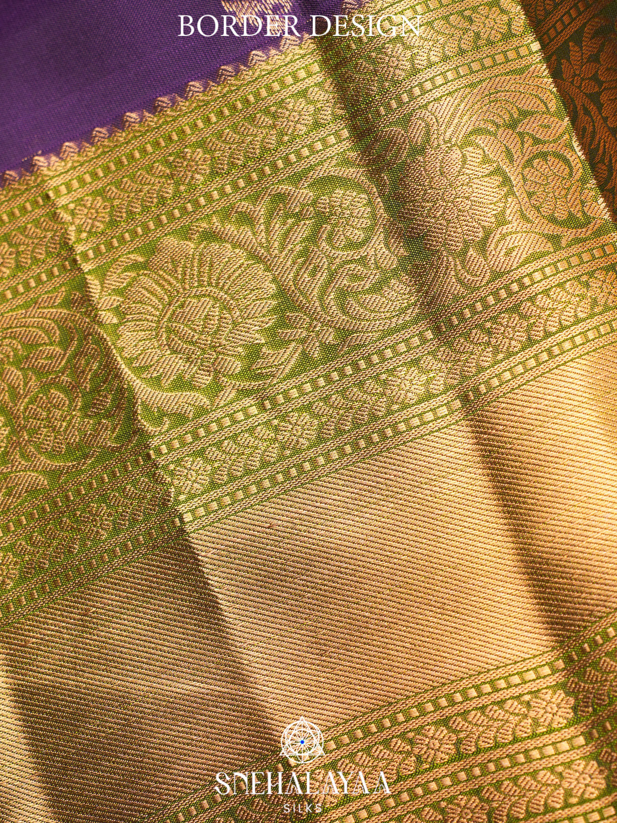 Purple Kanjivaram Silk Saree