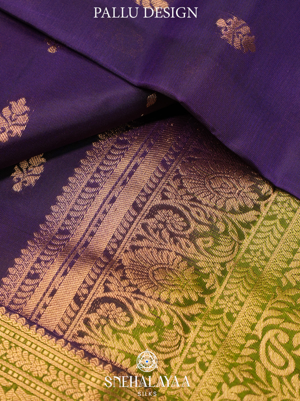 Purple Kanjivaram Silk Saree