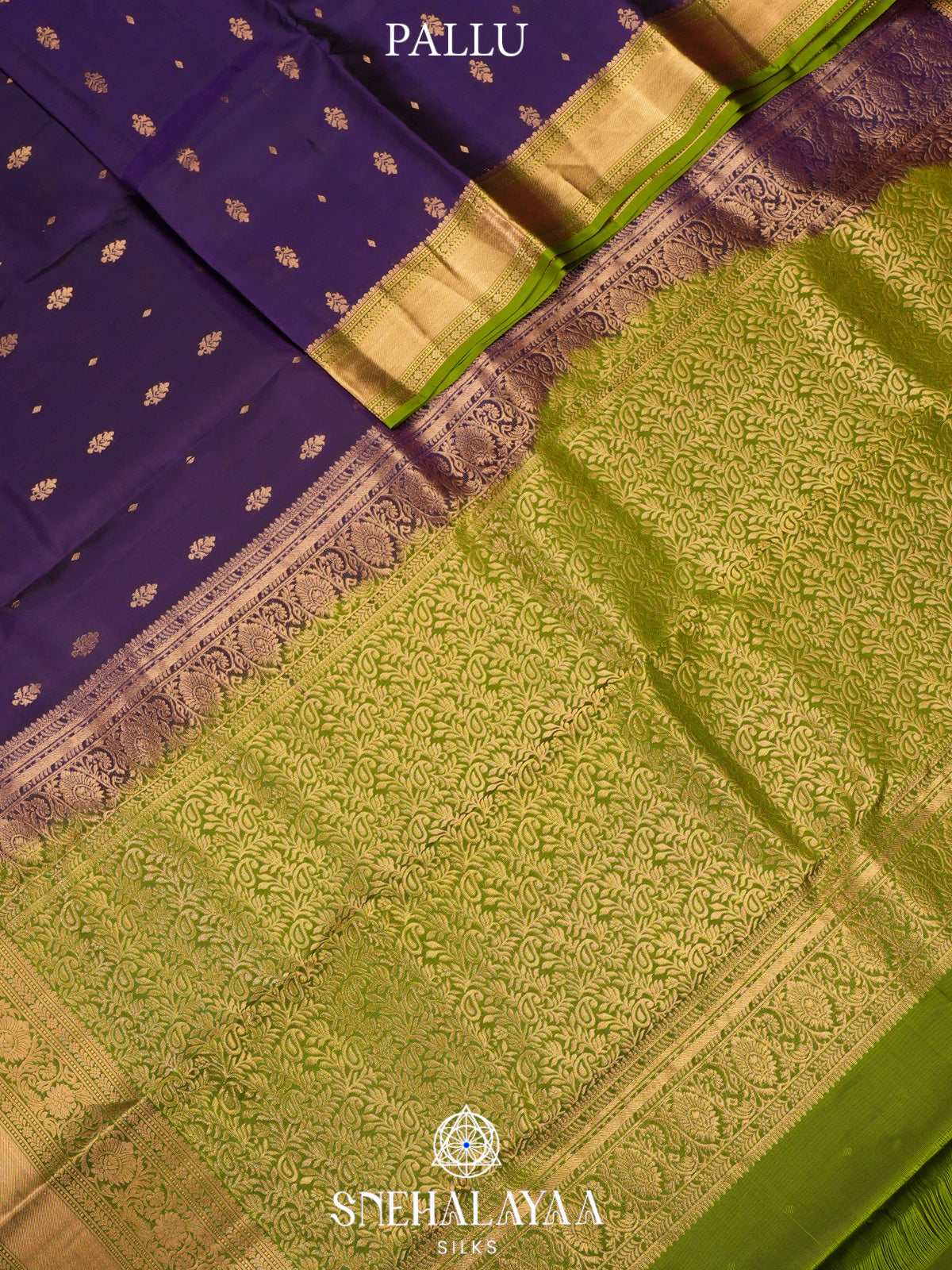Purple Kanjivaram Silk Saree