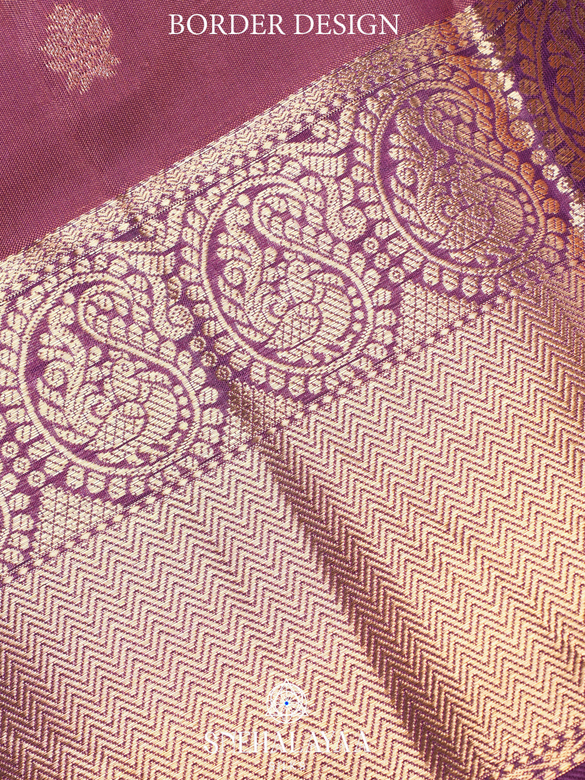 Mauve Pink Kanjivaram Silk Saree