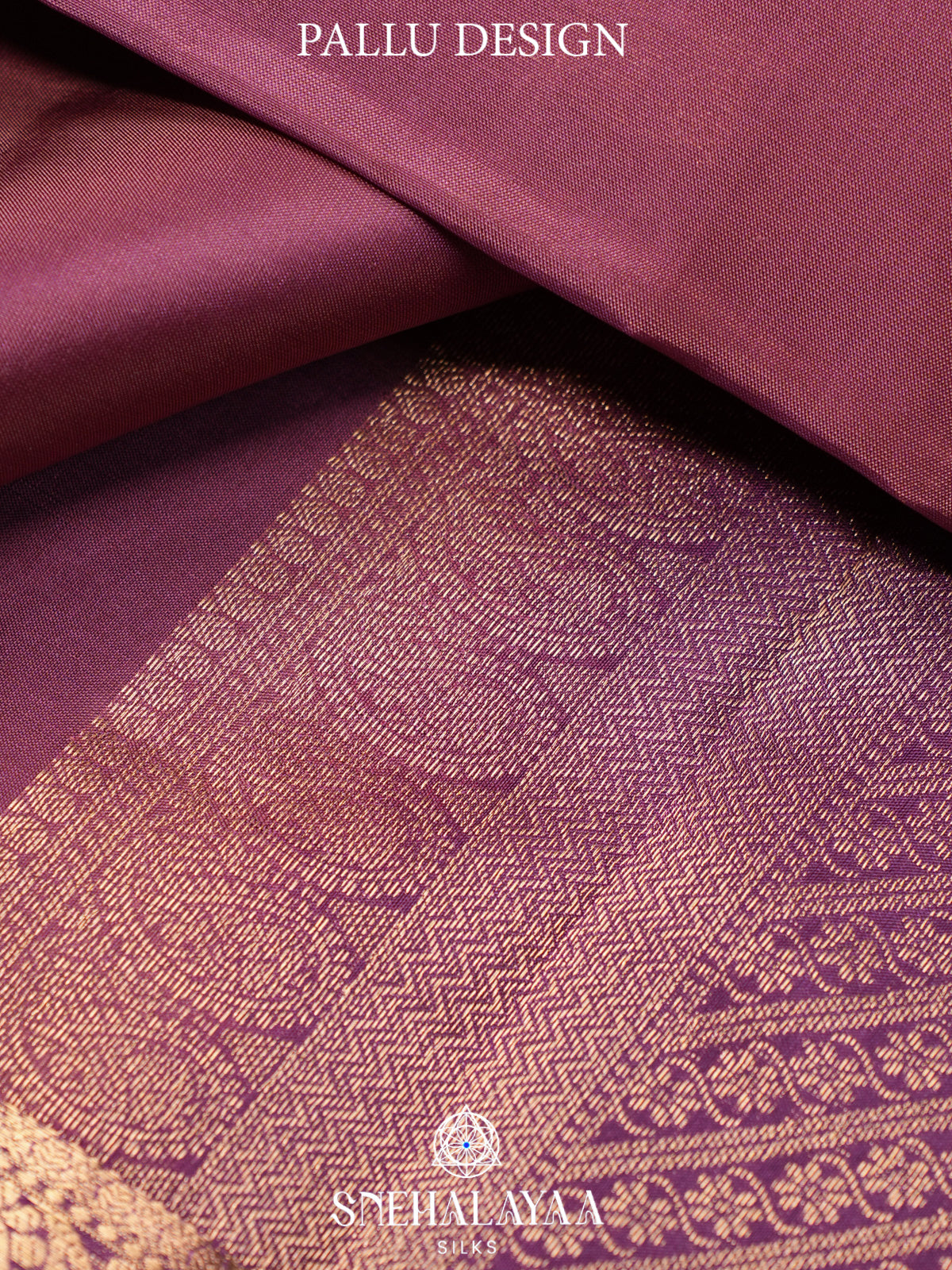 Mauve Pink Kanjivaram Silk Saree