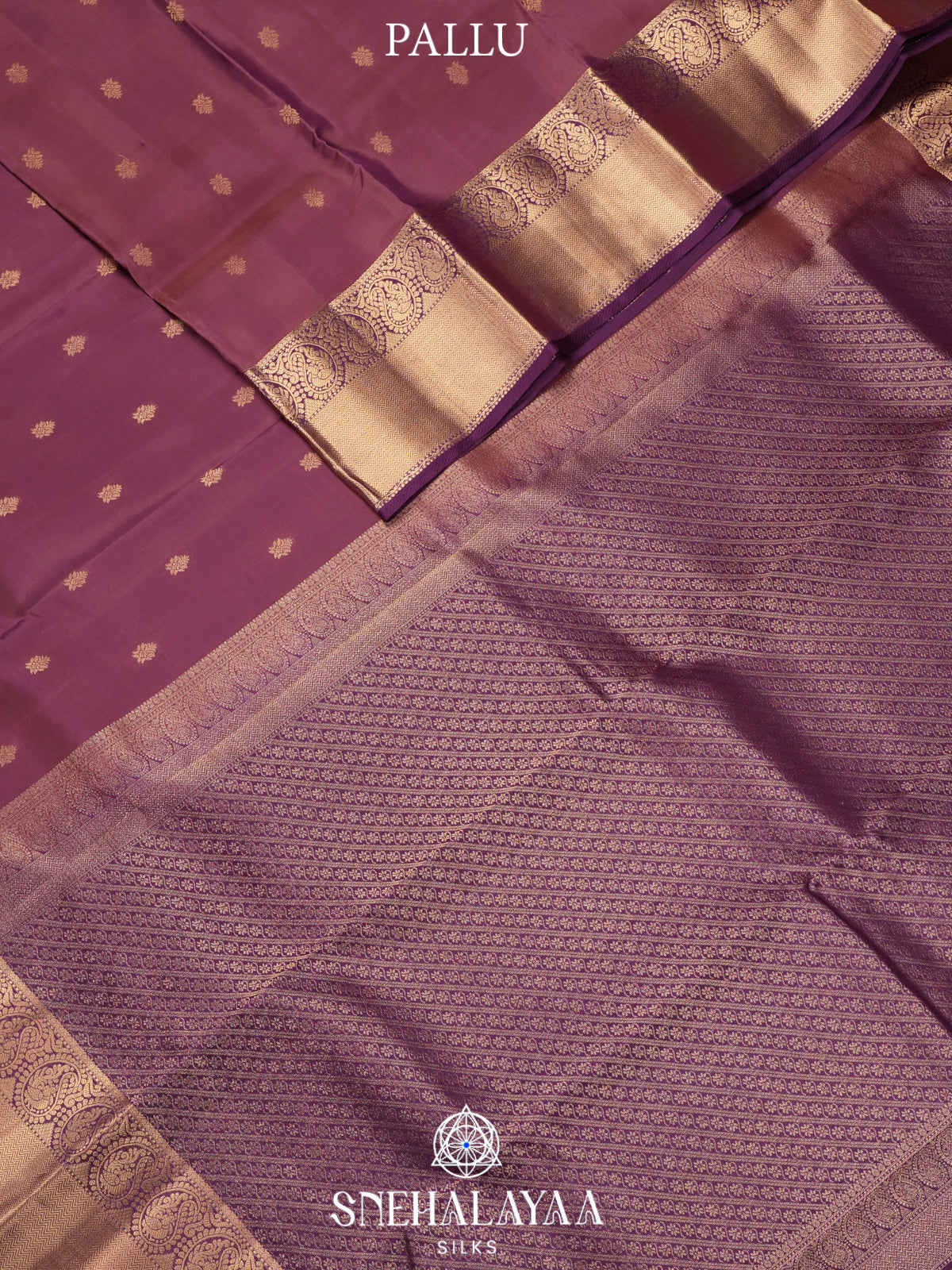 Mauve Pink Kanjivaram Silk Saree