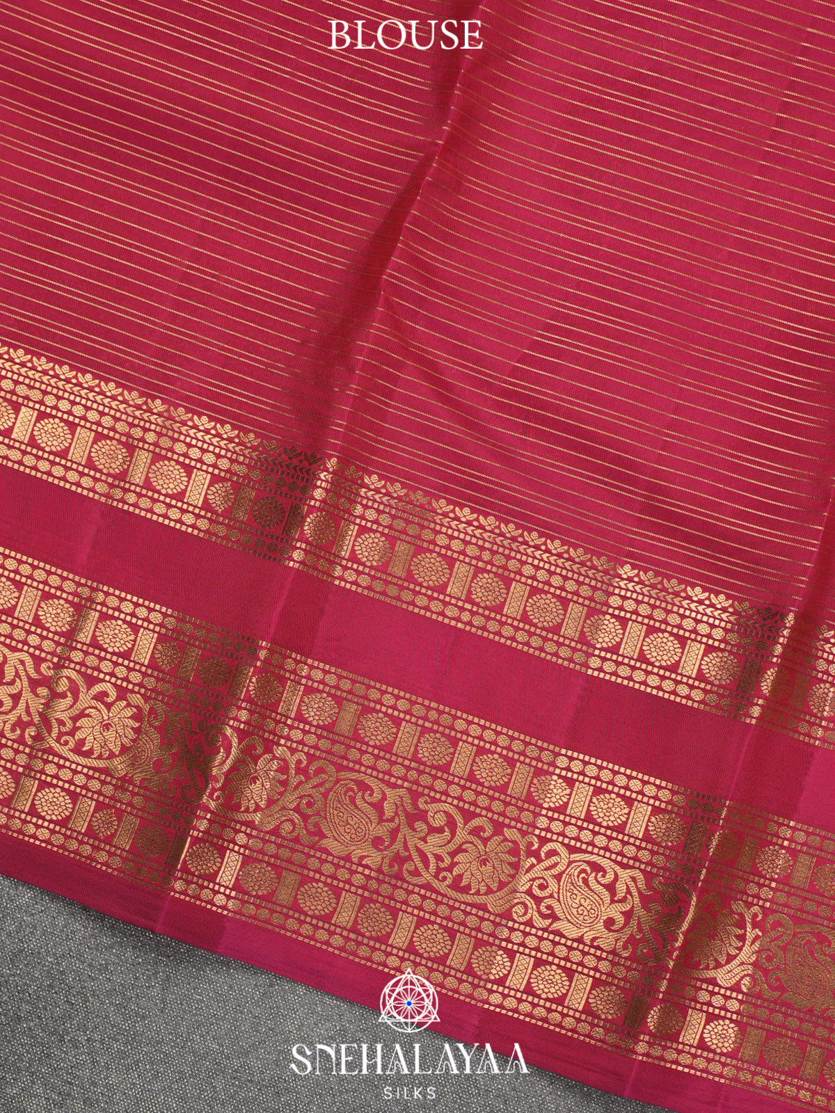 Orange Kanjivaram Silk Saree
