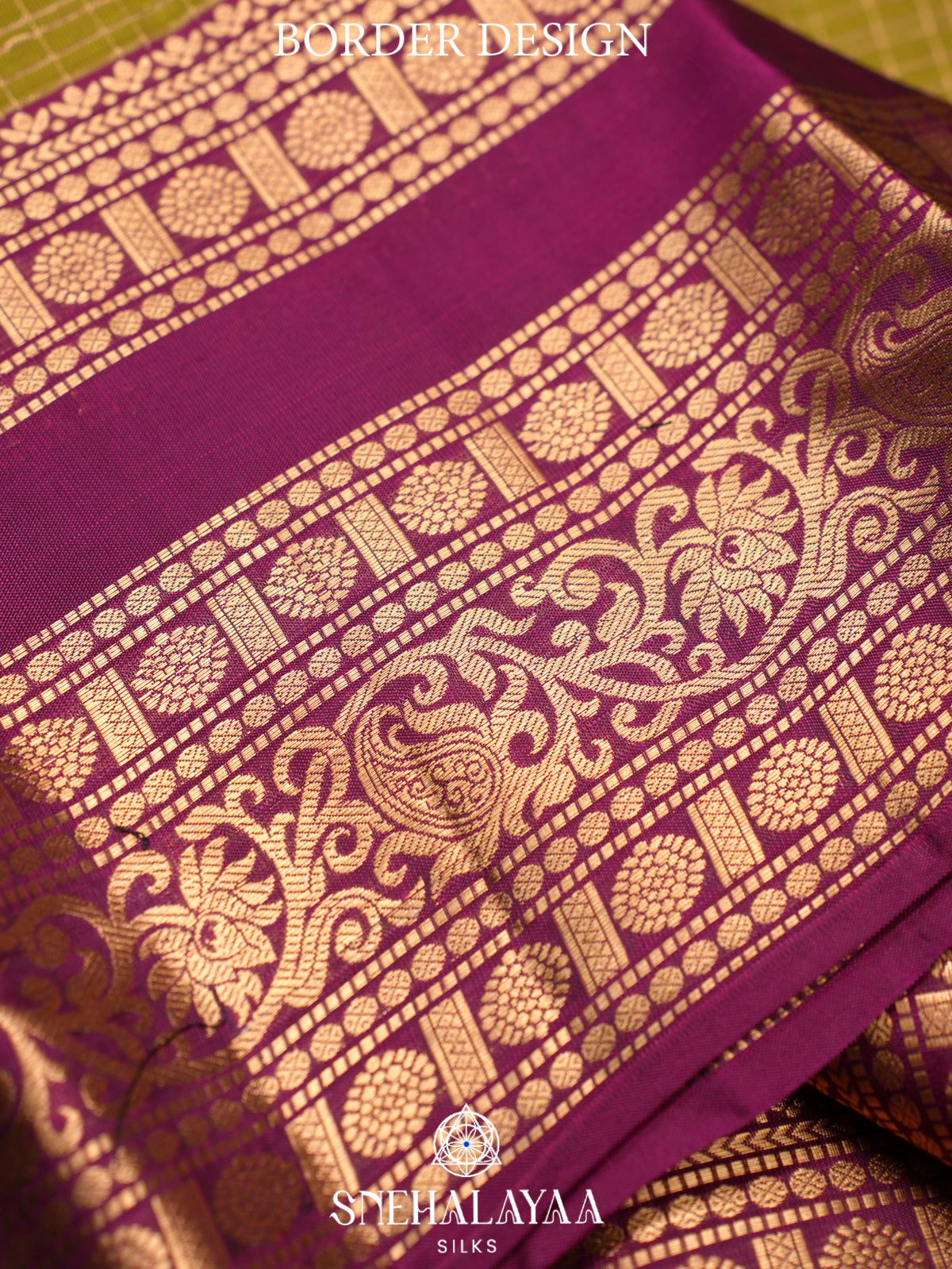 Mehandi Green Kanjivaram Silk Saree