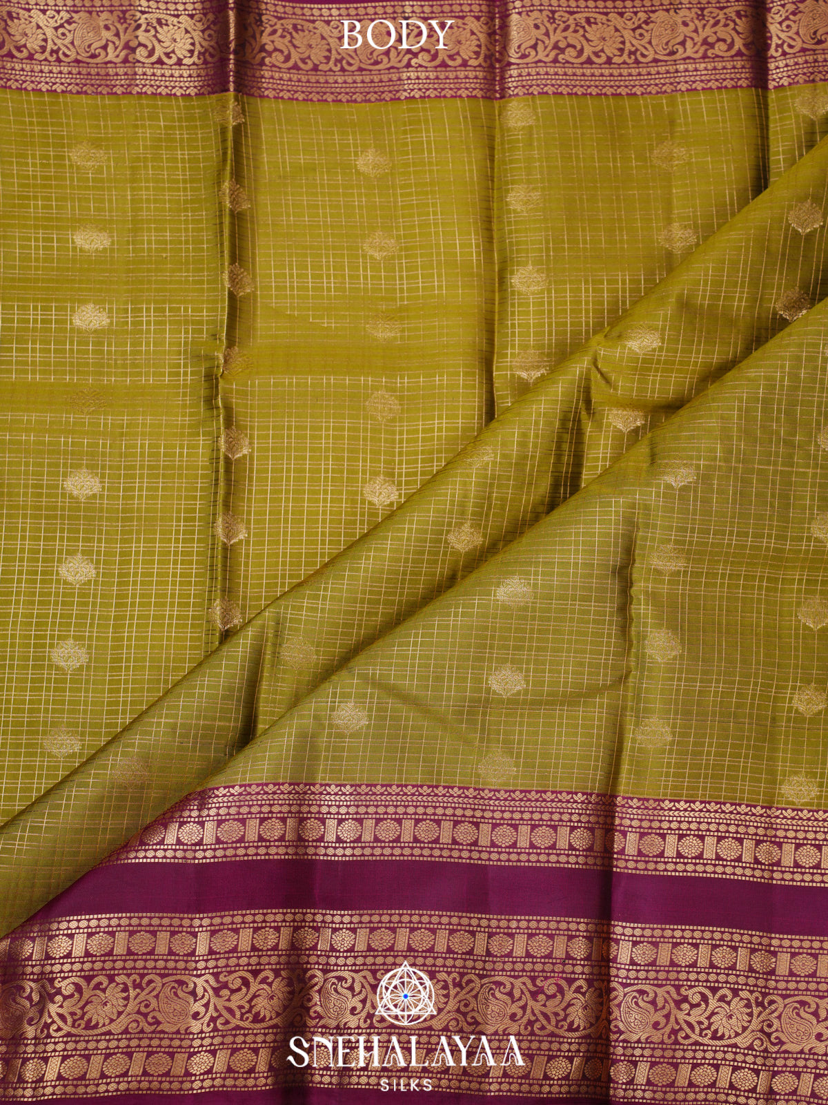 Mehandi Green Kanjivaram Silk Saree