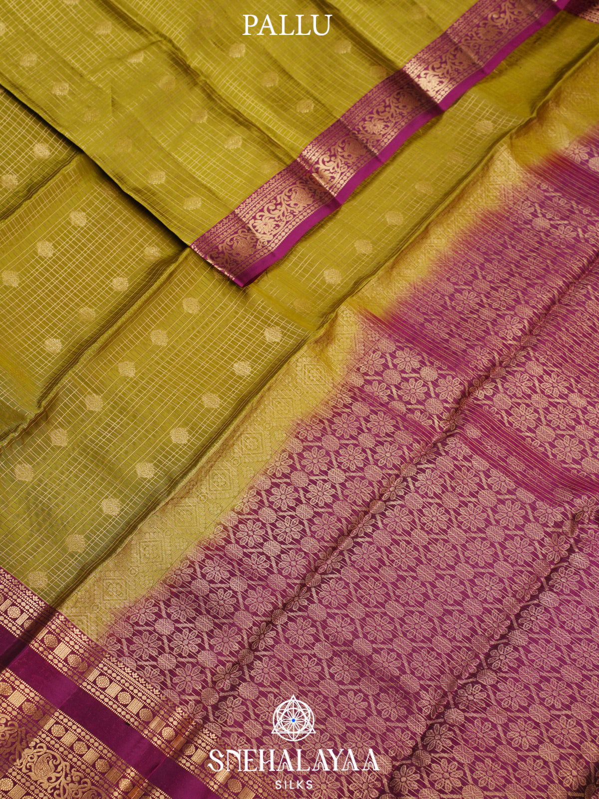 Mehandi Green Kanjivaram Silk Saree