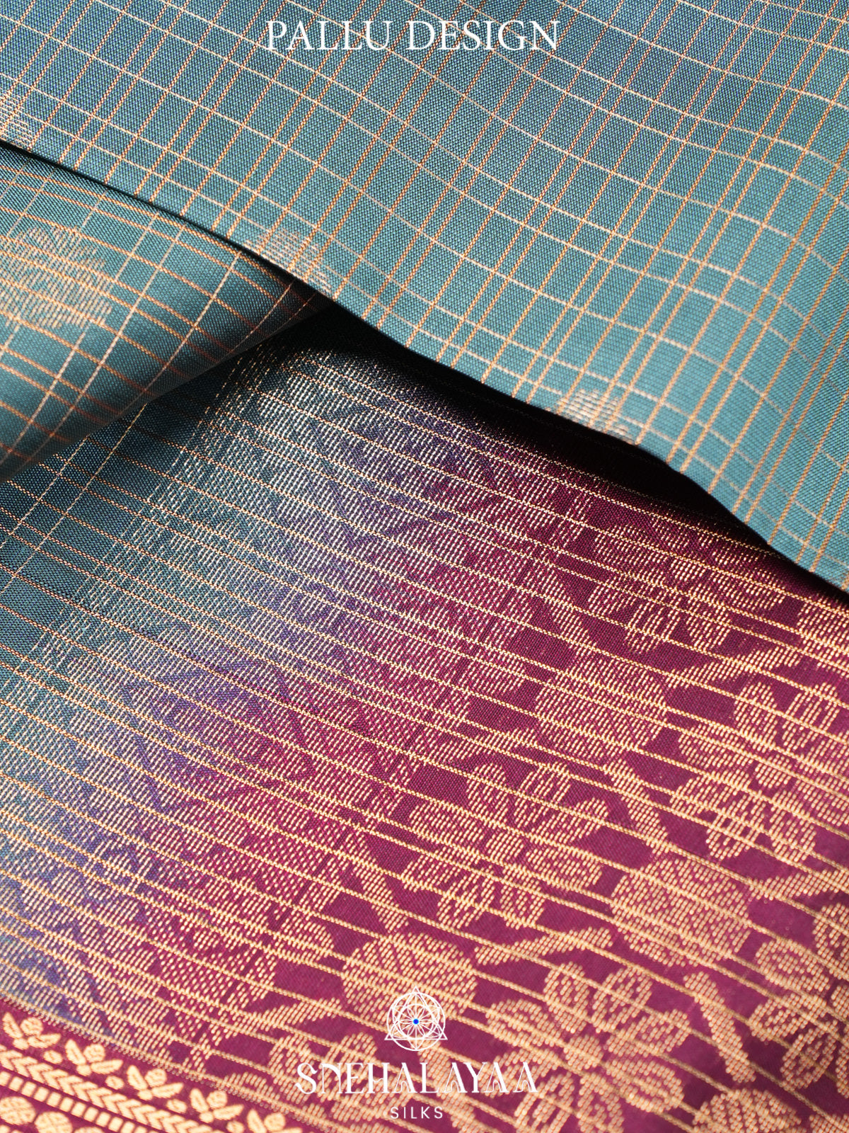Seafoam Green Kanjivaram Silk Saree
