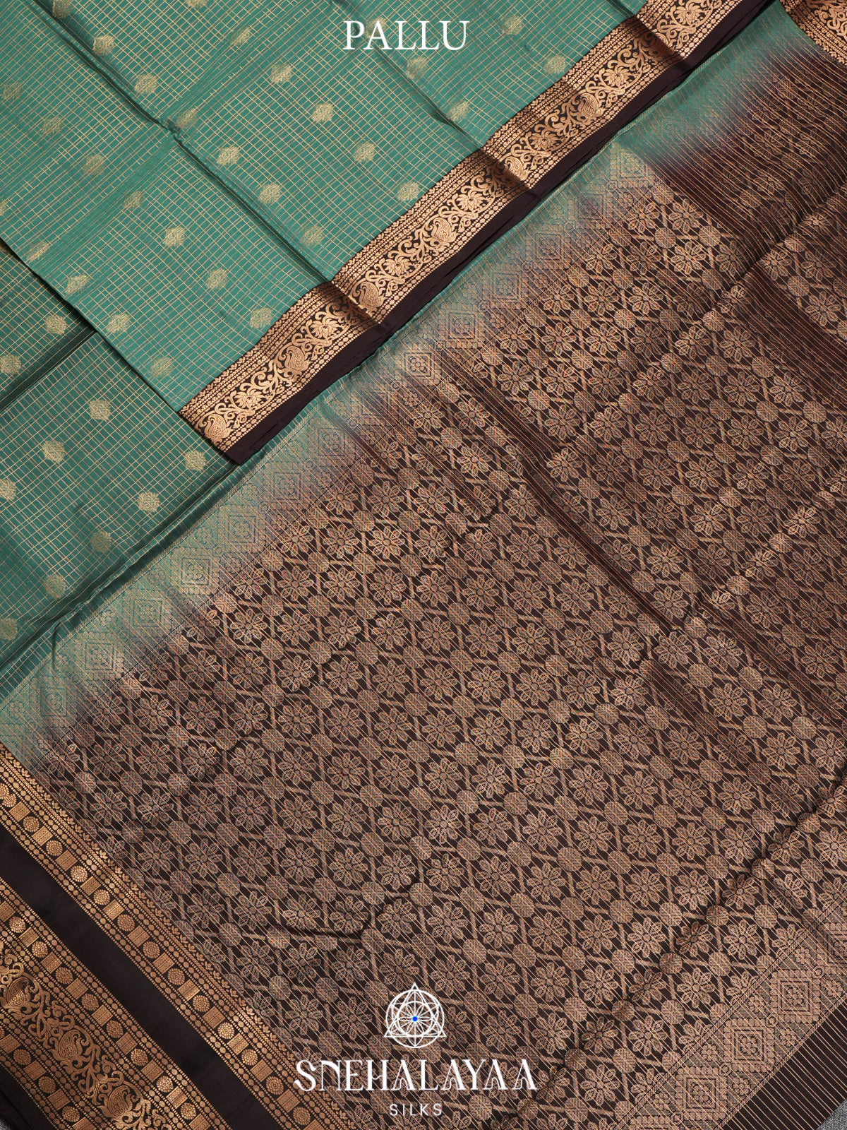 Mint Green Kanjivaram Silk Saree
