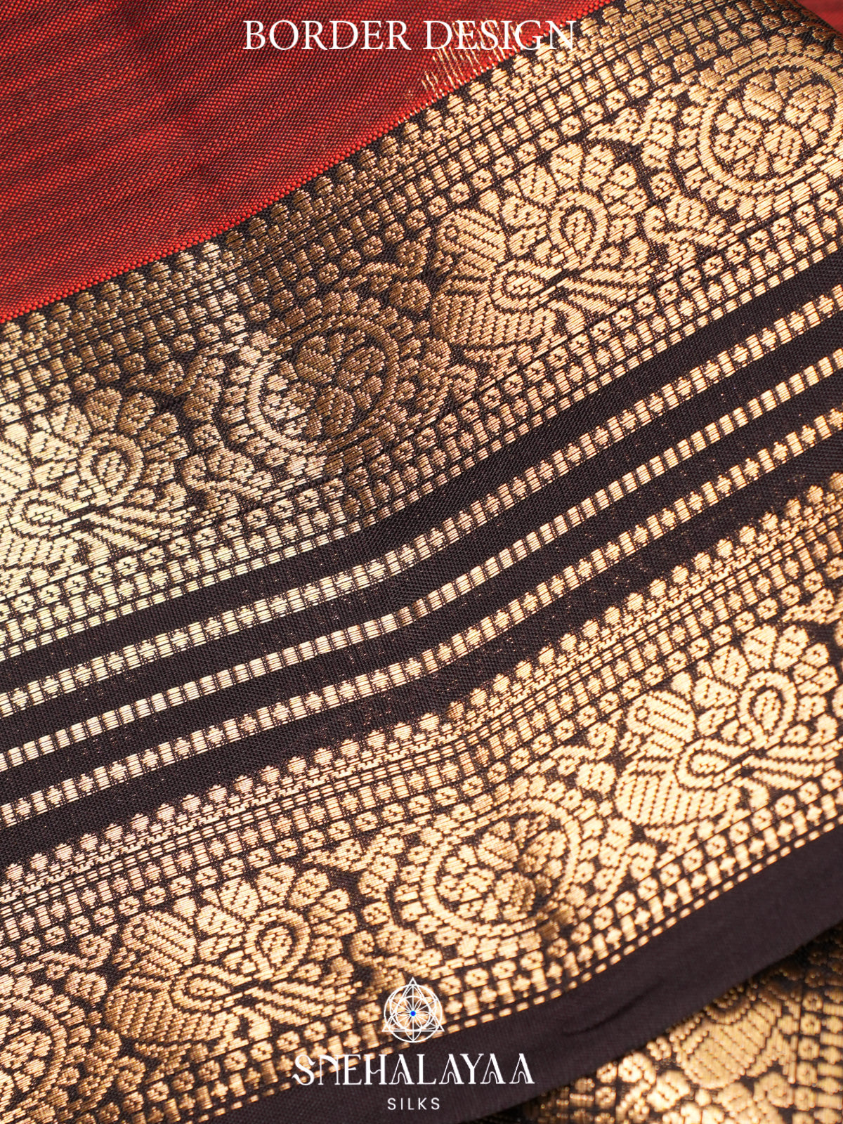 Maroon Kanjivaram Silk Saree