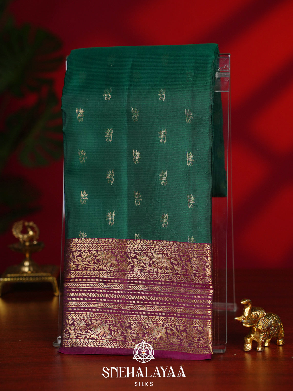 Green Kanjivaram Silk Saree