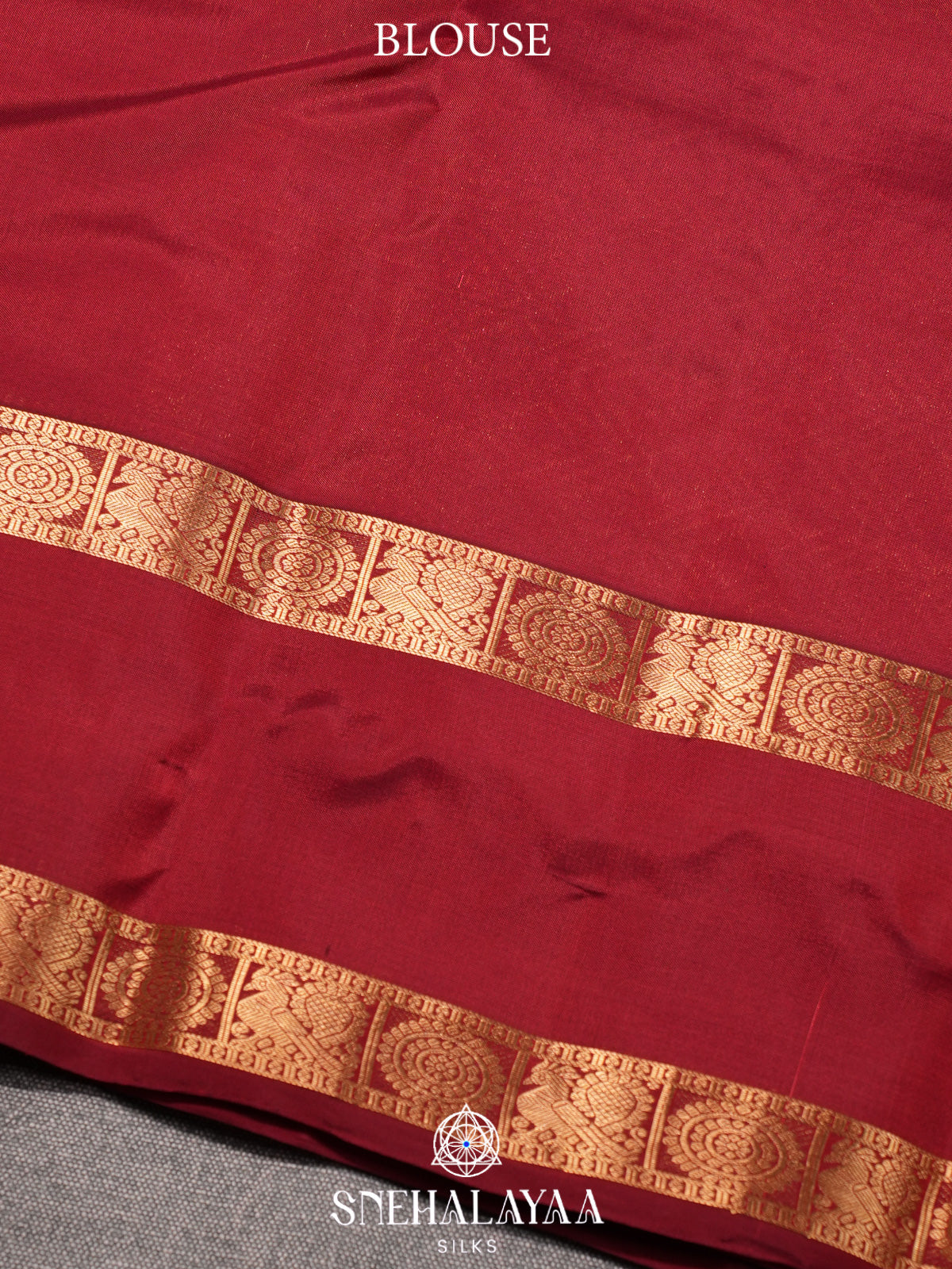 Brown Kanjivaram Silk Saree