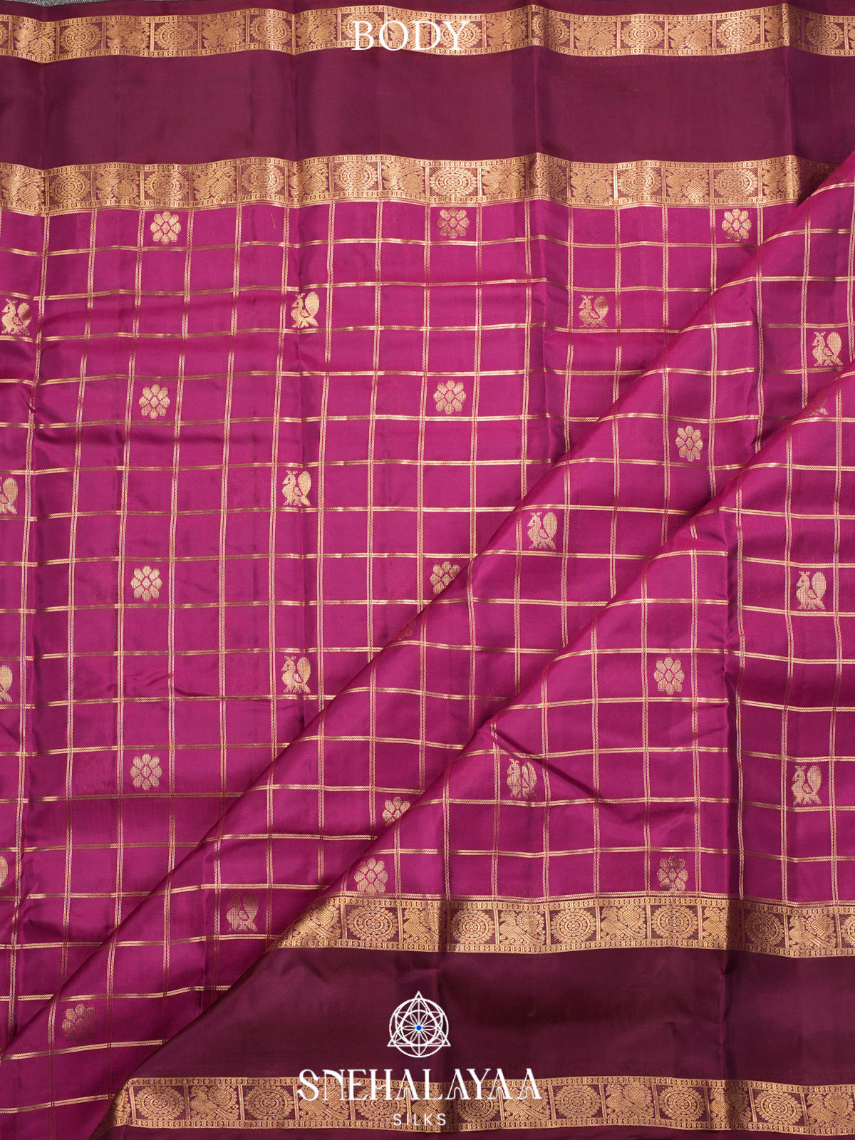 Pink Kanjivaram Silk Saree