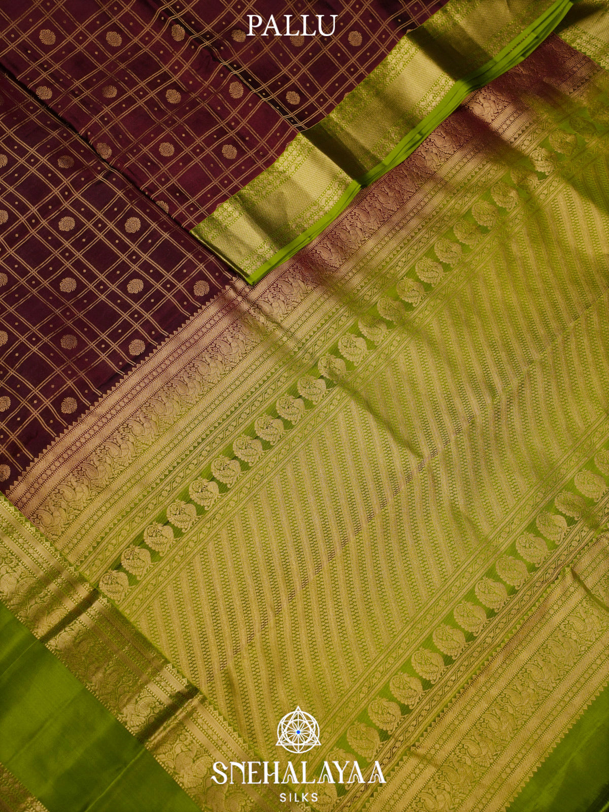 Coffee Brown Kanjivaram Silk Saree
