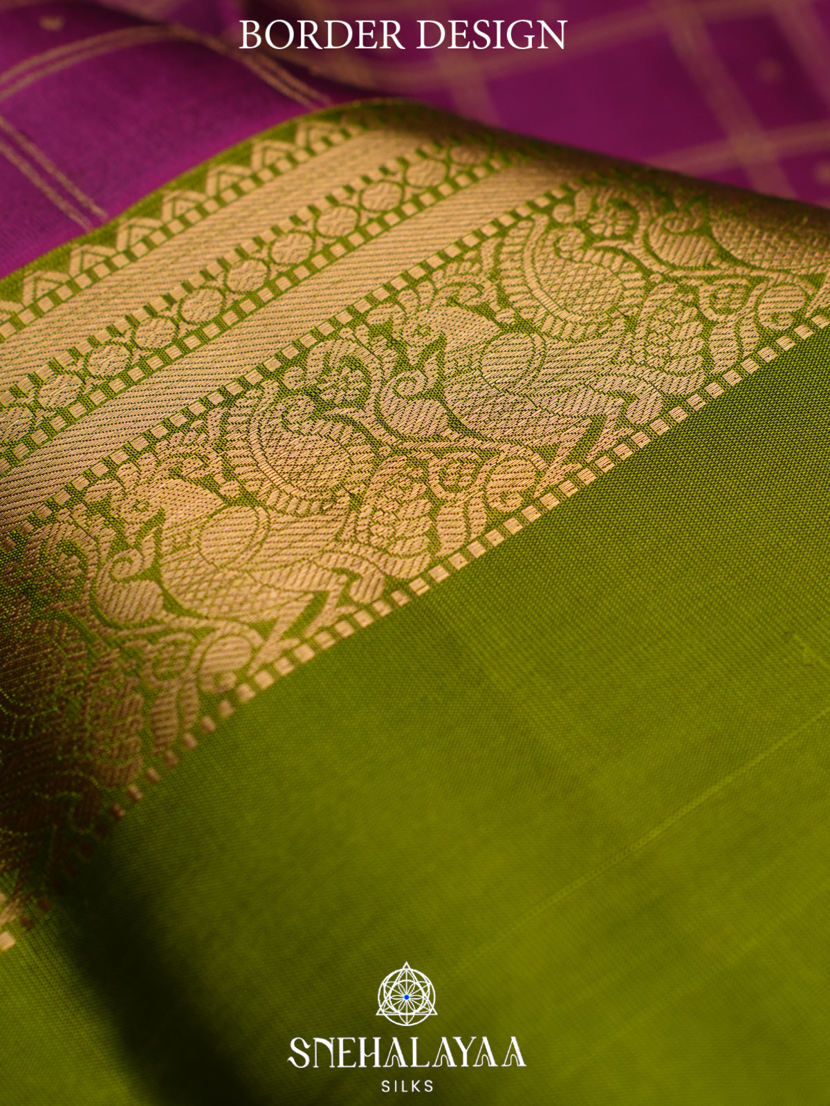 Magenta Pink Kanjivaram Silk Saree