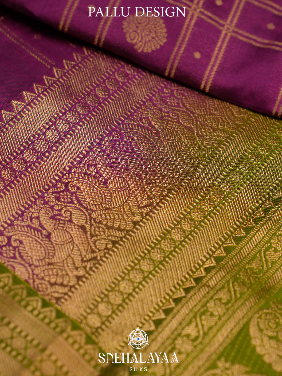 Magenta Pink Kanjivaram Silk Saree