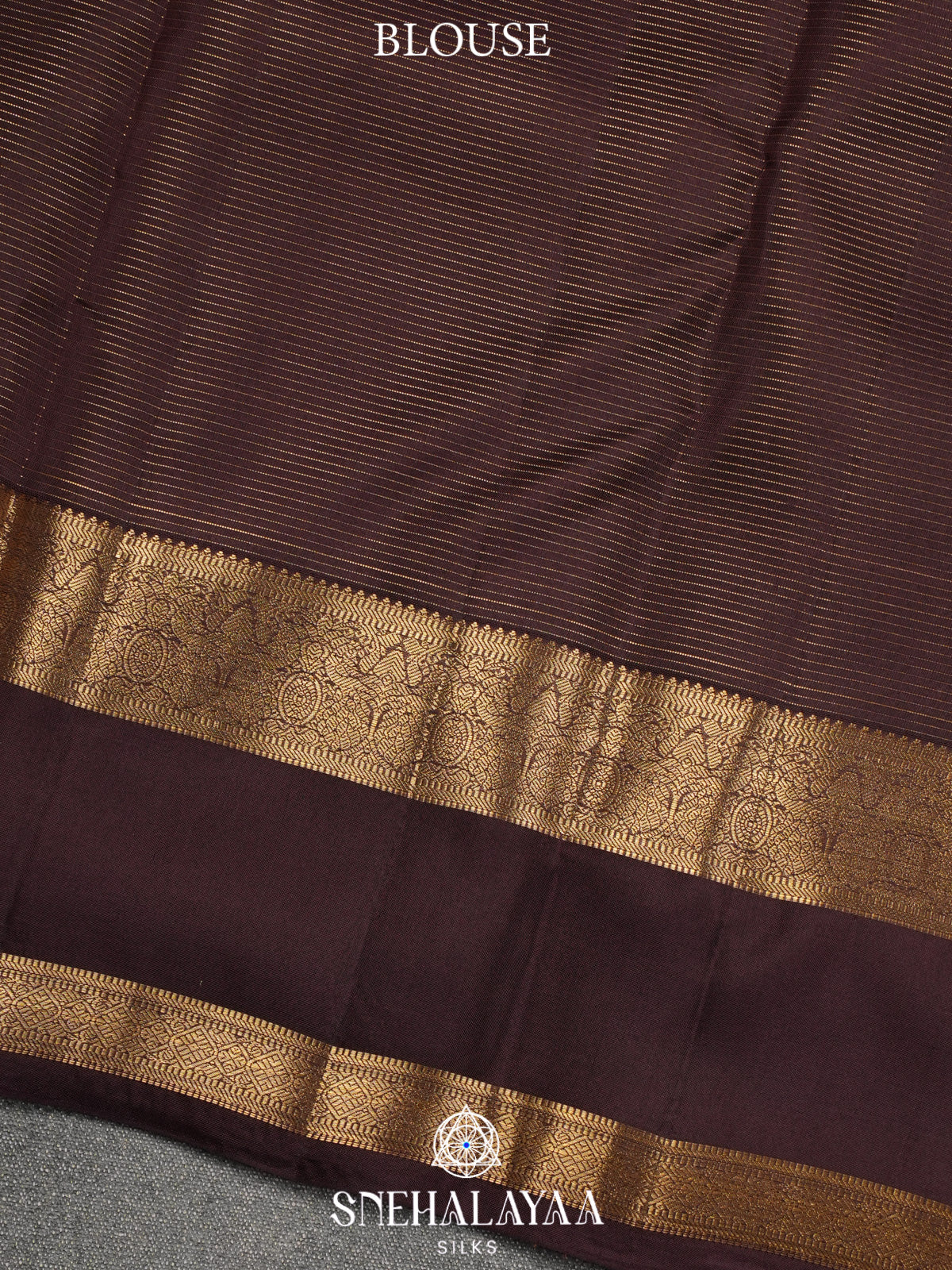 Burnt Orange Kanjivaram Silk Saree