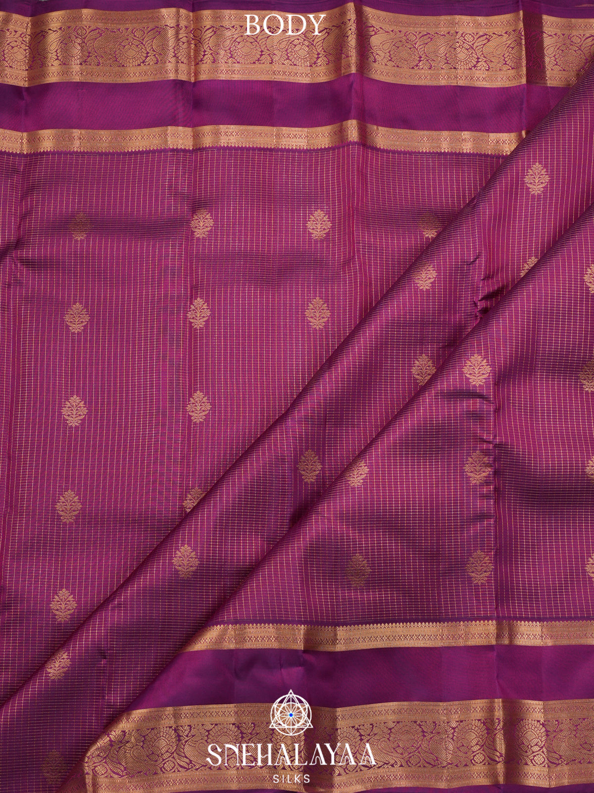 Magenta Kanjivaram Silk Saree