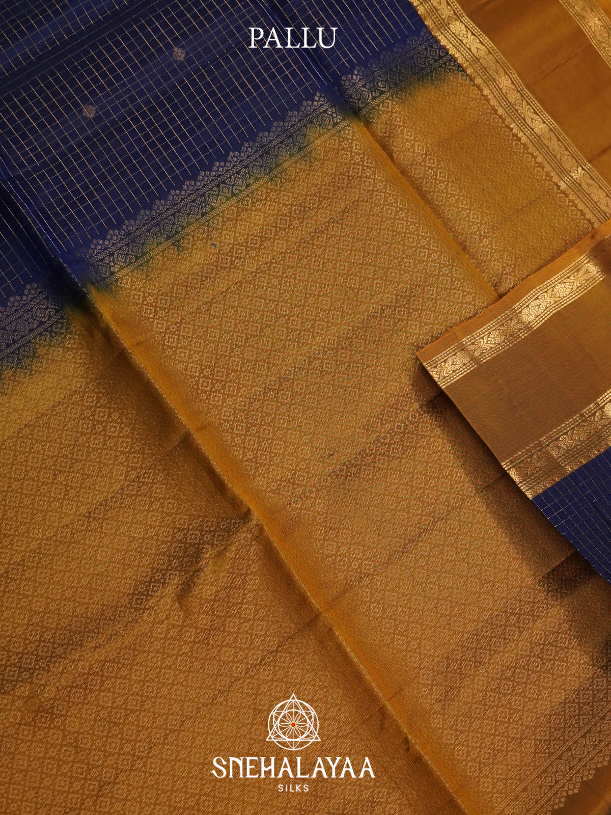 Navy Blue Soft Silk Saree
