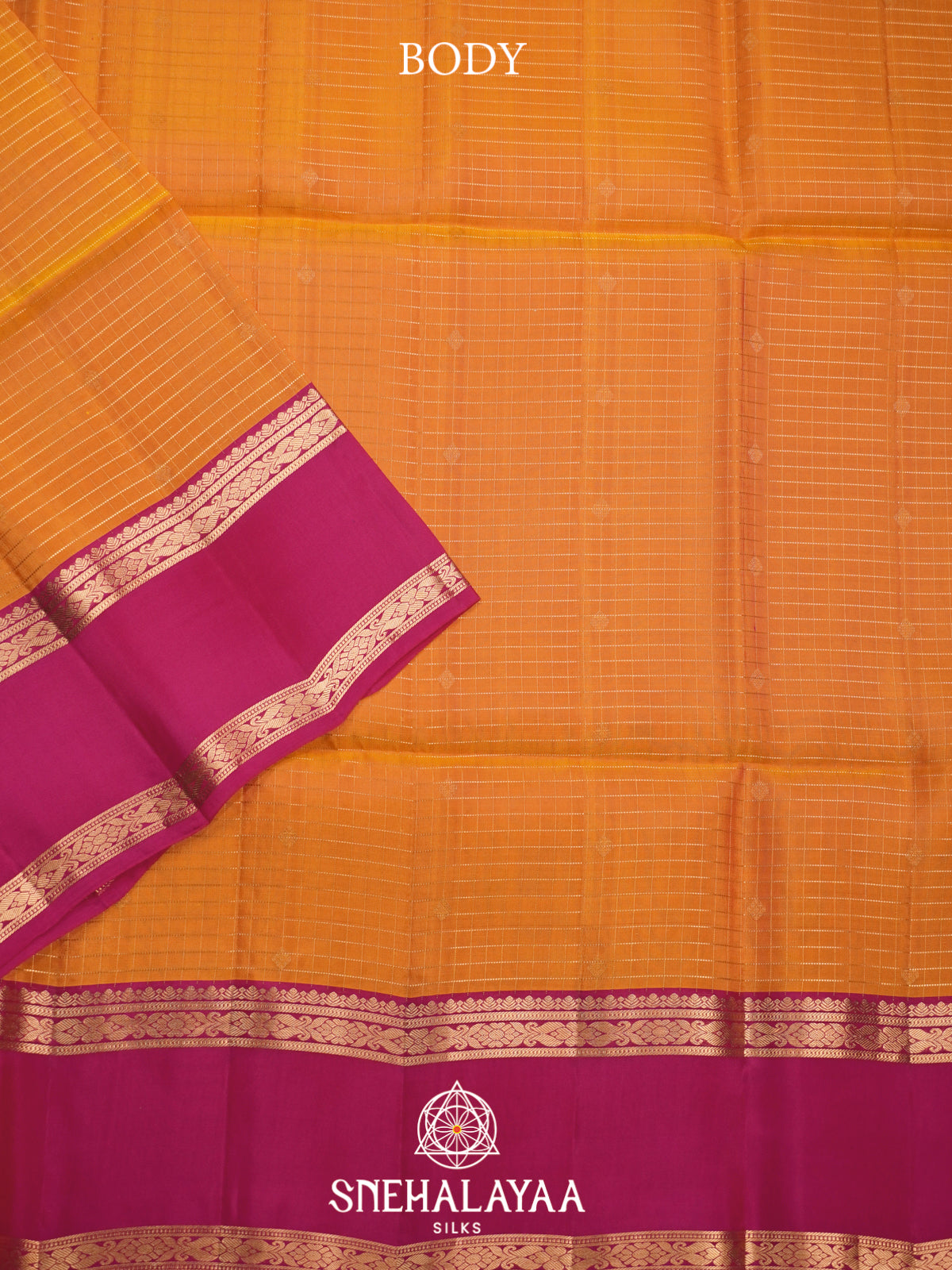 Orange Soft Silk Saree