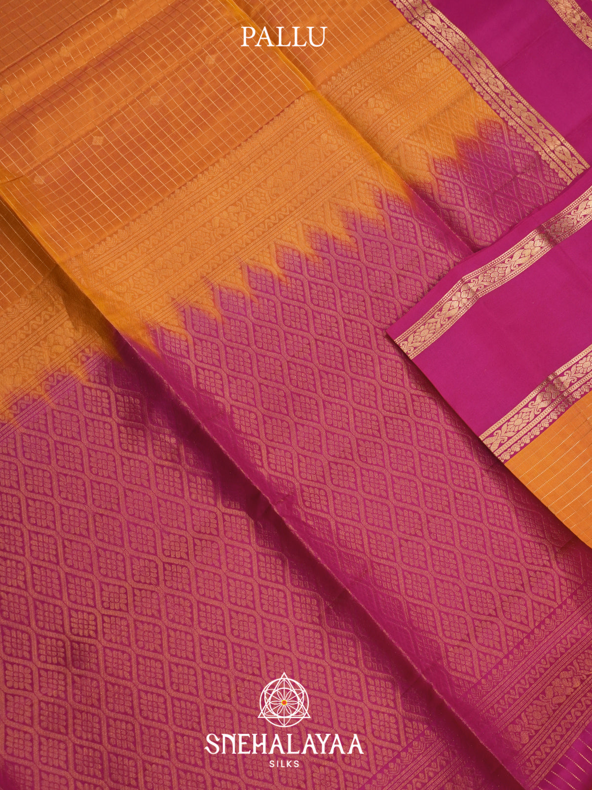 Orange Soft Silk Saree