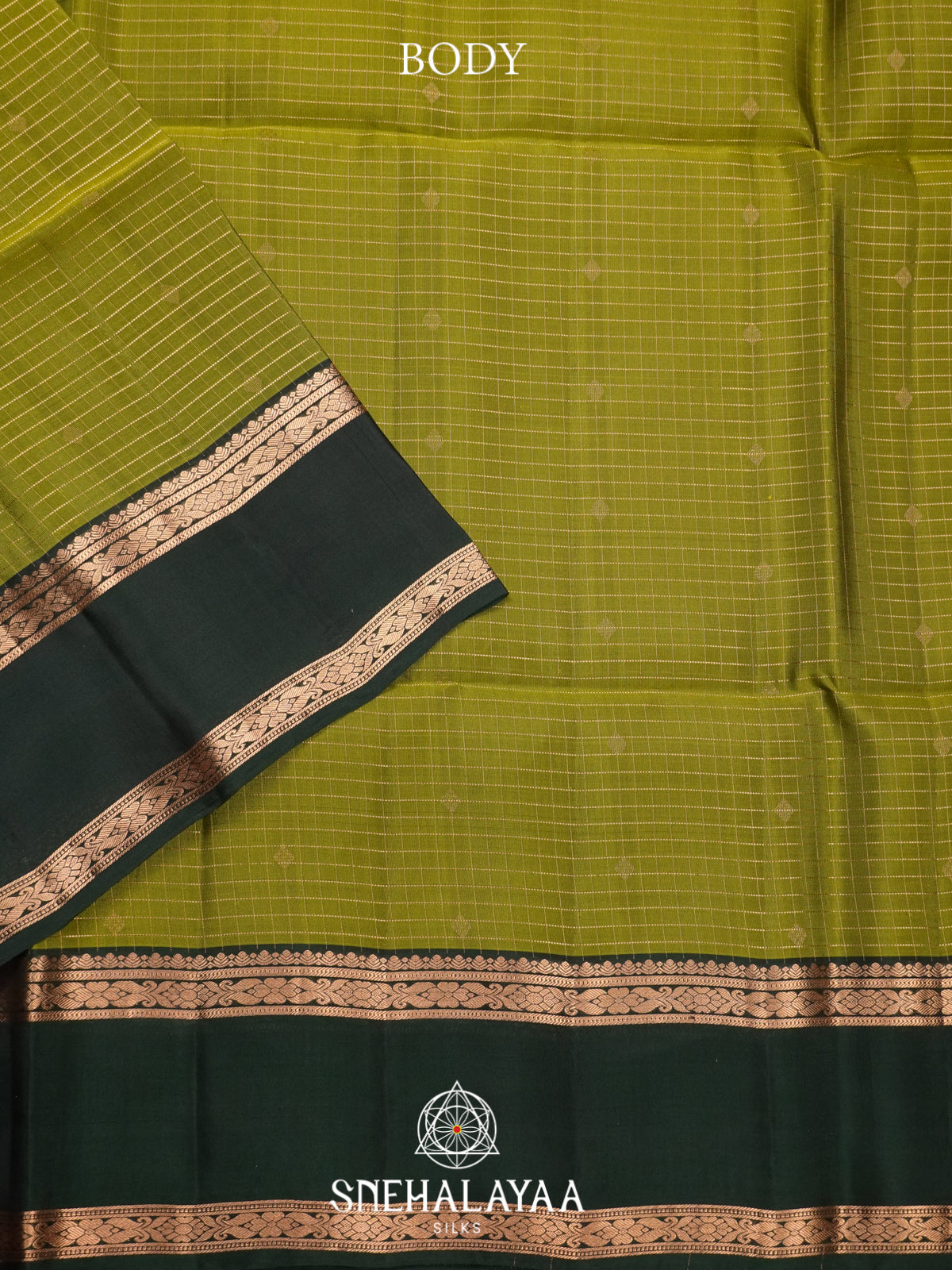 Mehendi Green Soft Silk Saree