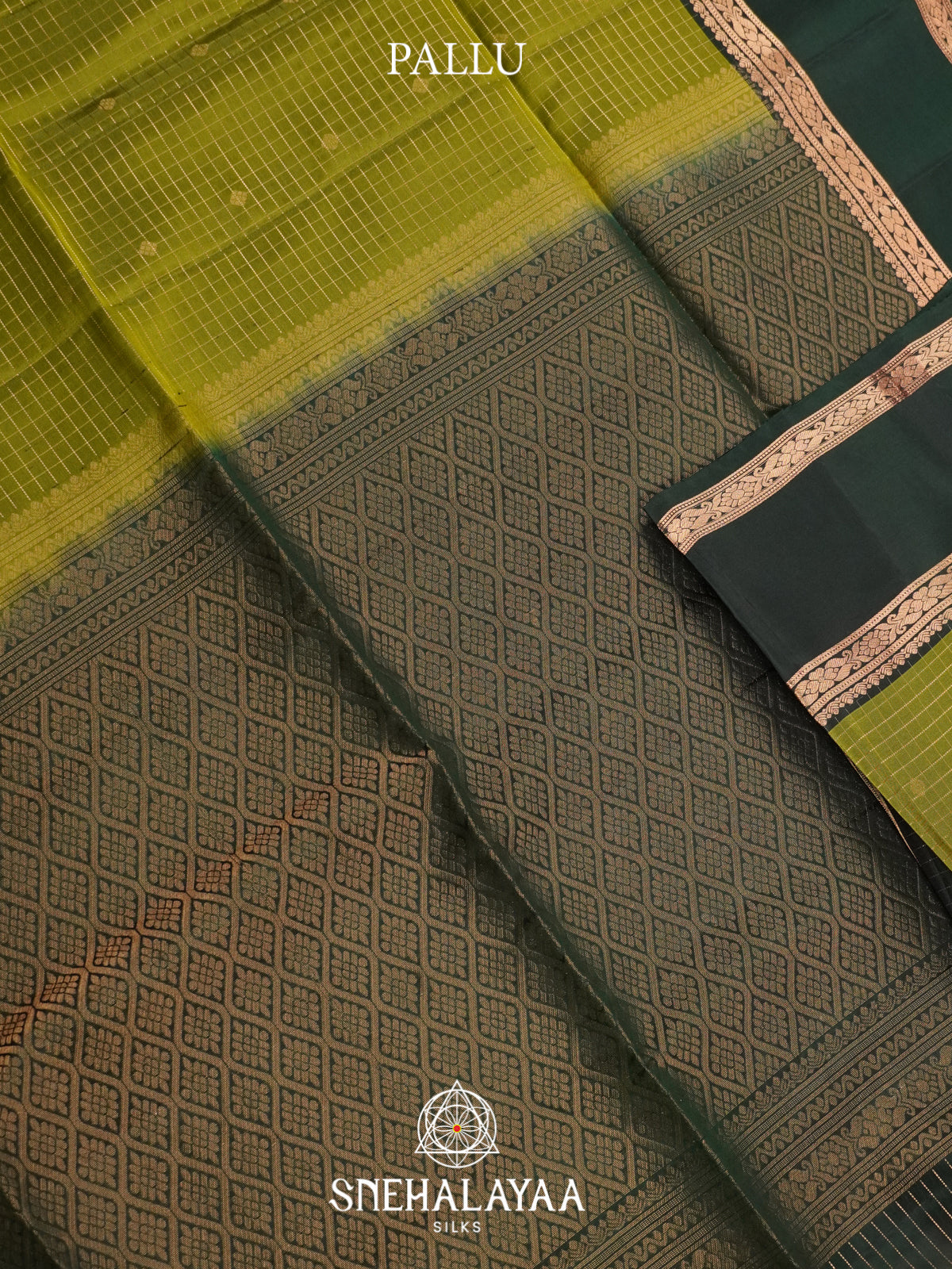Mehendi Green Soft Silk Saree