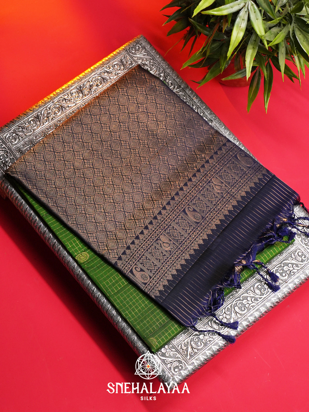 Green Soft Silk Saree