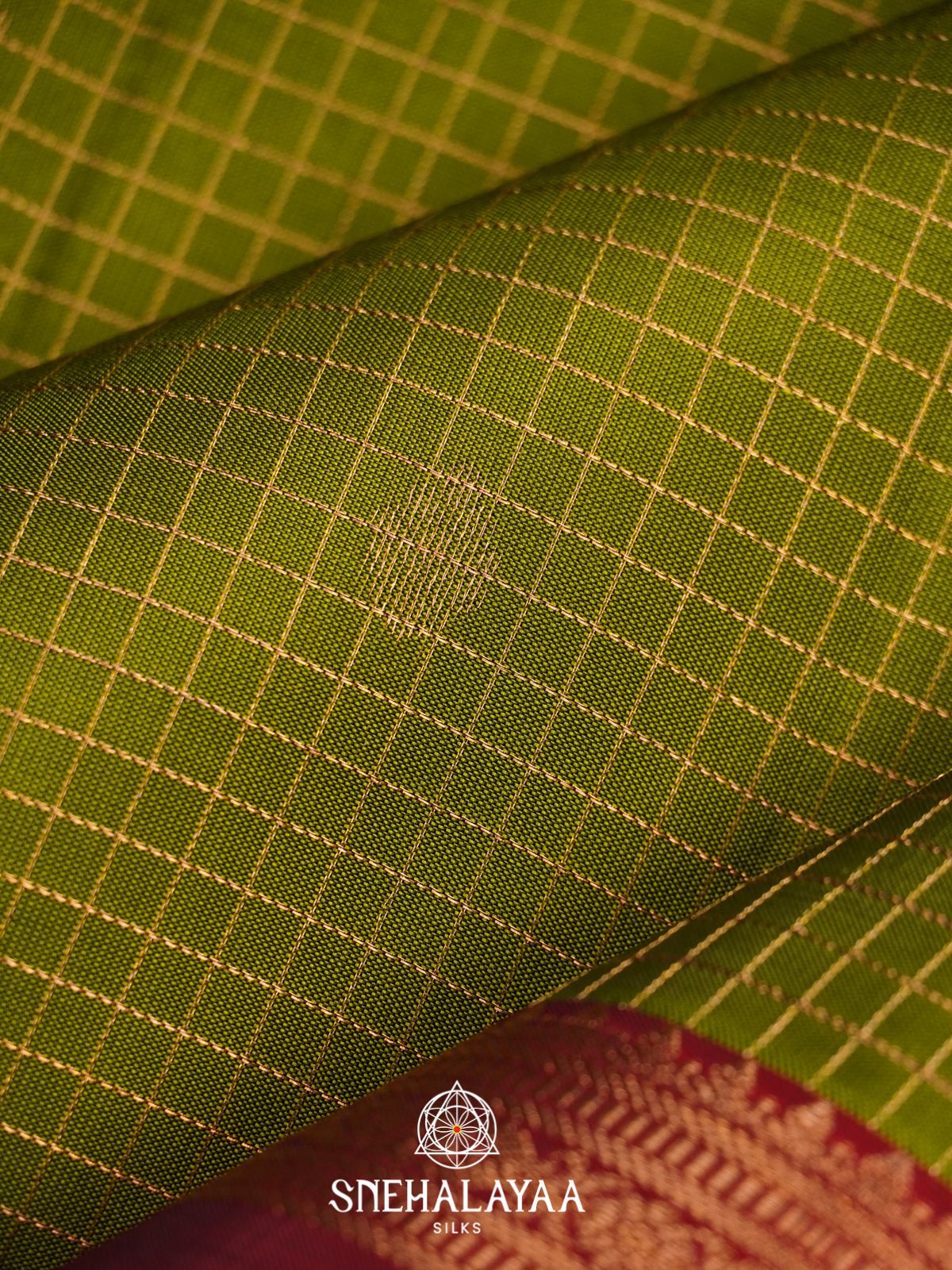 Mehendi Green Soft Silk Saree