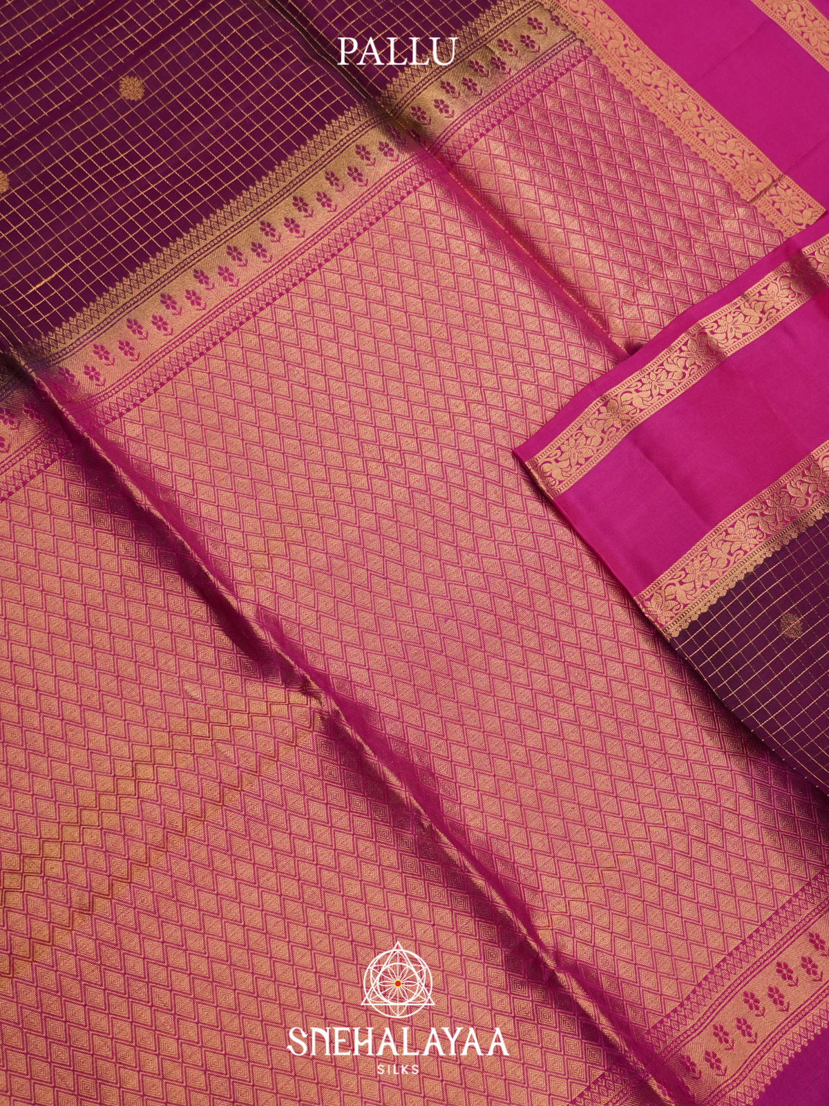 Plum Soft Silk Saree