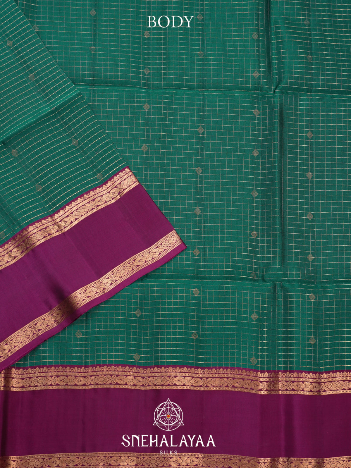 Teal Green Soft Silk Saree