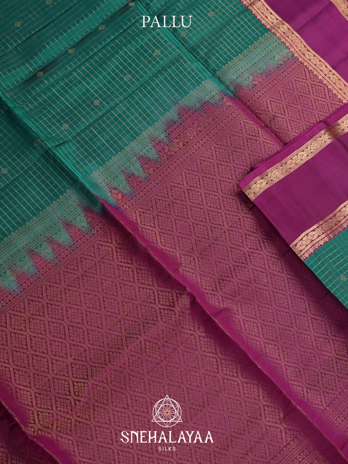 Teal Green Soft Silk Saree