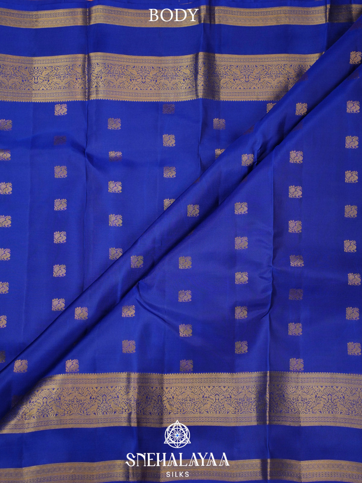 Royal Blue Kanjivaram Silk Saree
