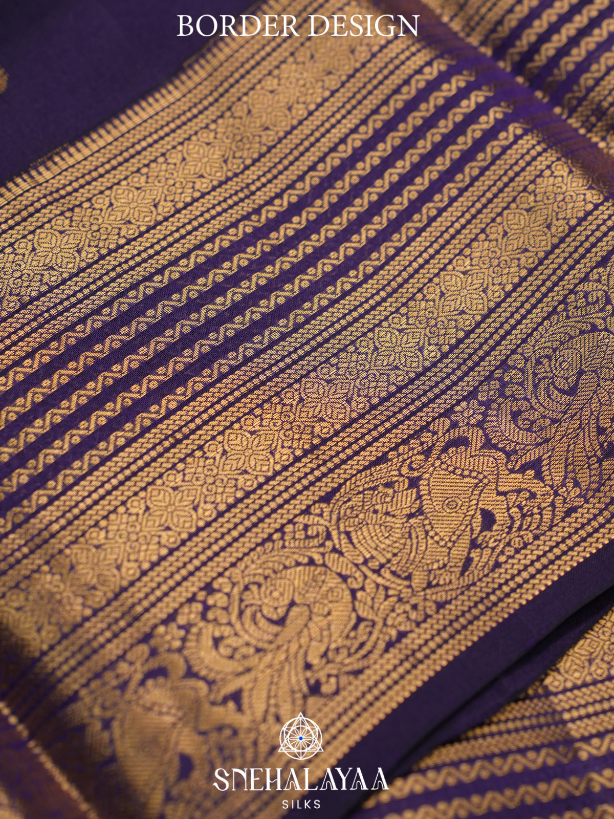 Purple Kanjivaram Silk Saree